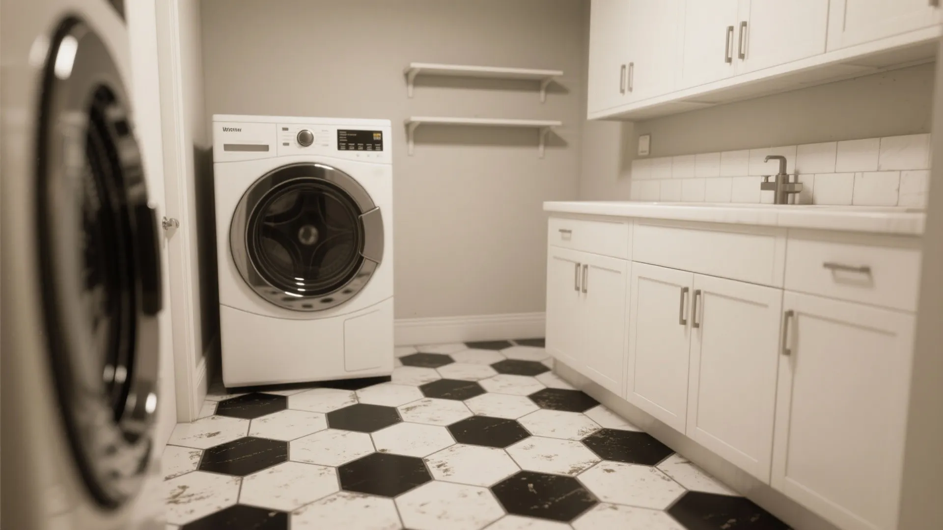 3. Geometric patterned vinyl for personality