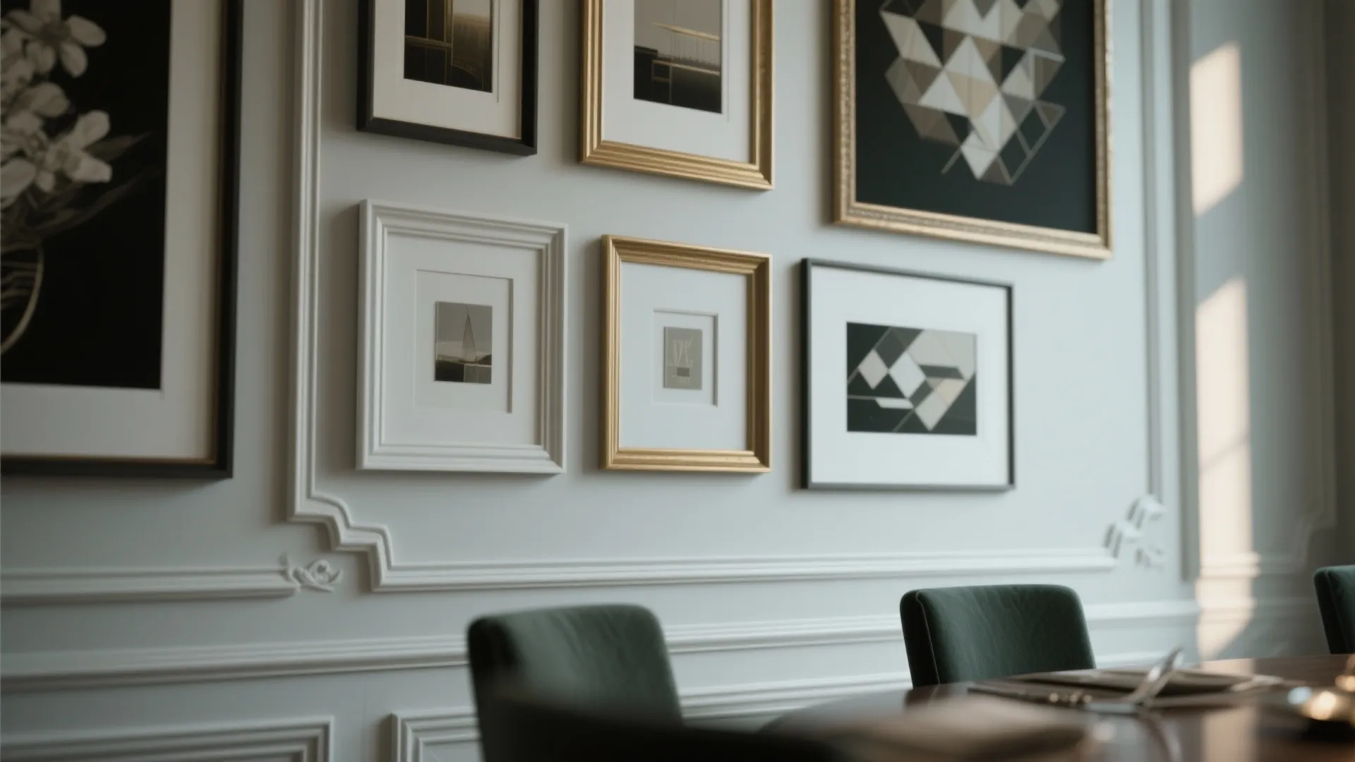 4. Geometric Inlay and Picture Frame Moulding