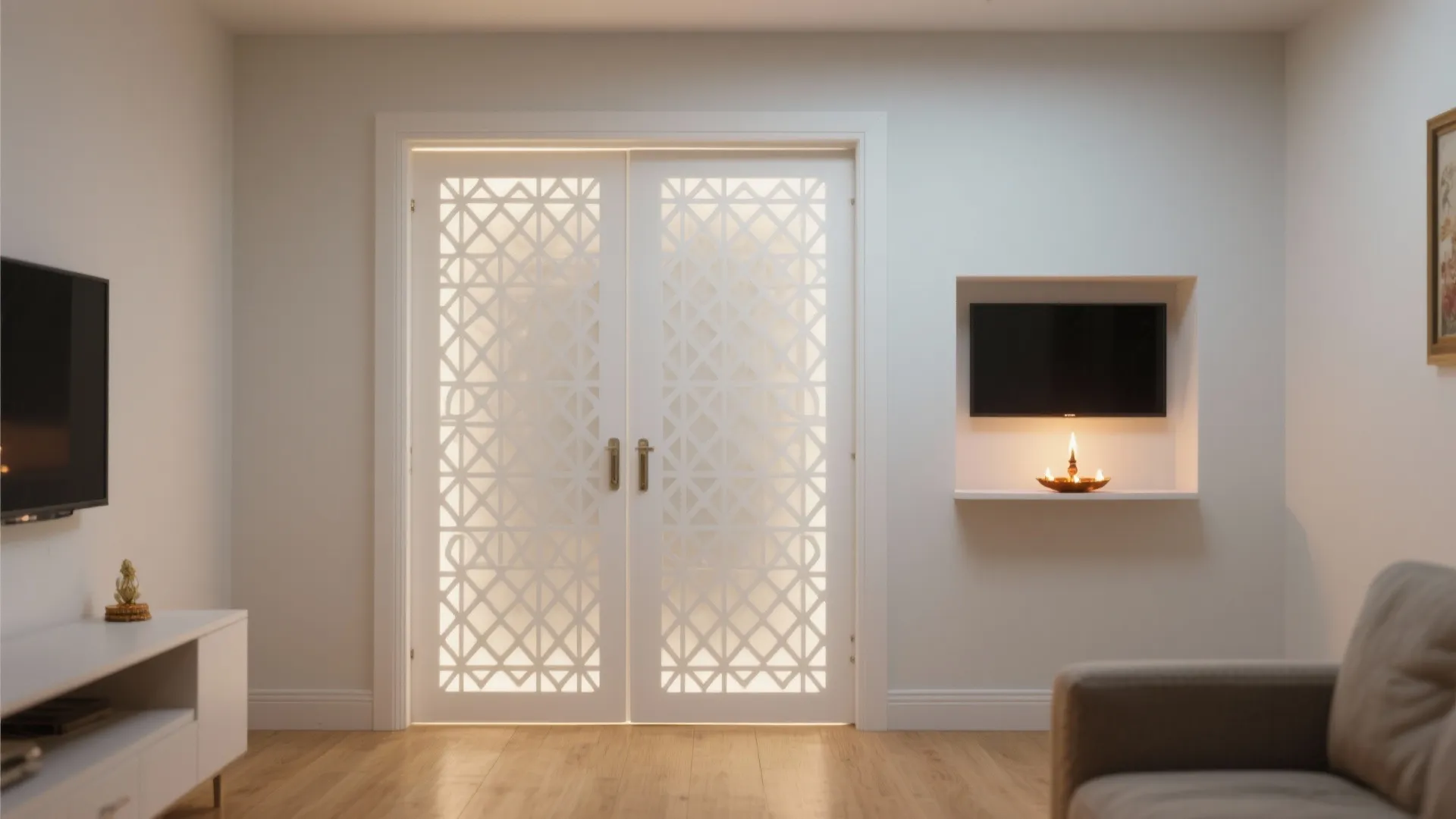 Geometric Jaali with Soft Diffusion