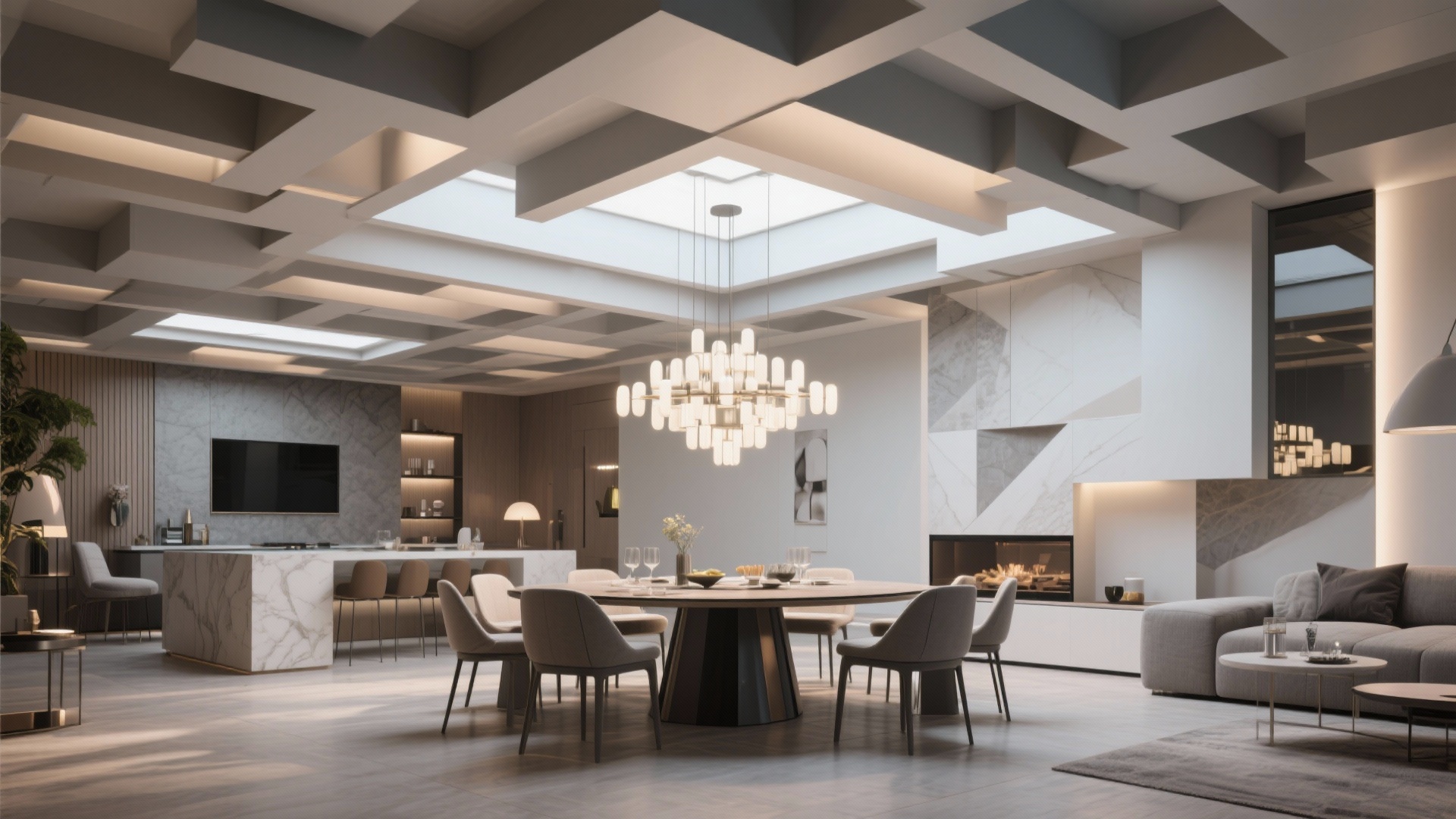 Dining Room Feels Plain? 5 POP Dining Room Ceiling Ideas
