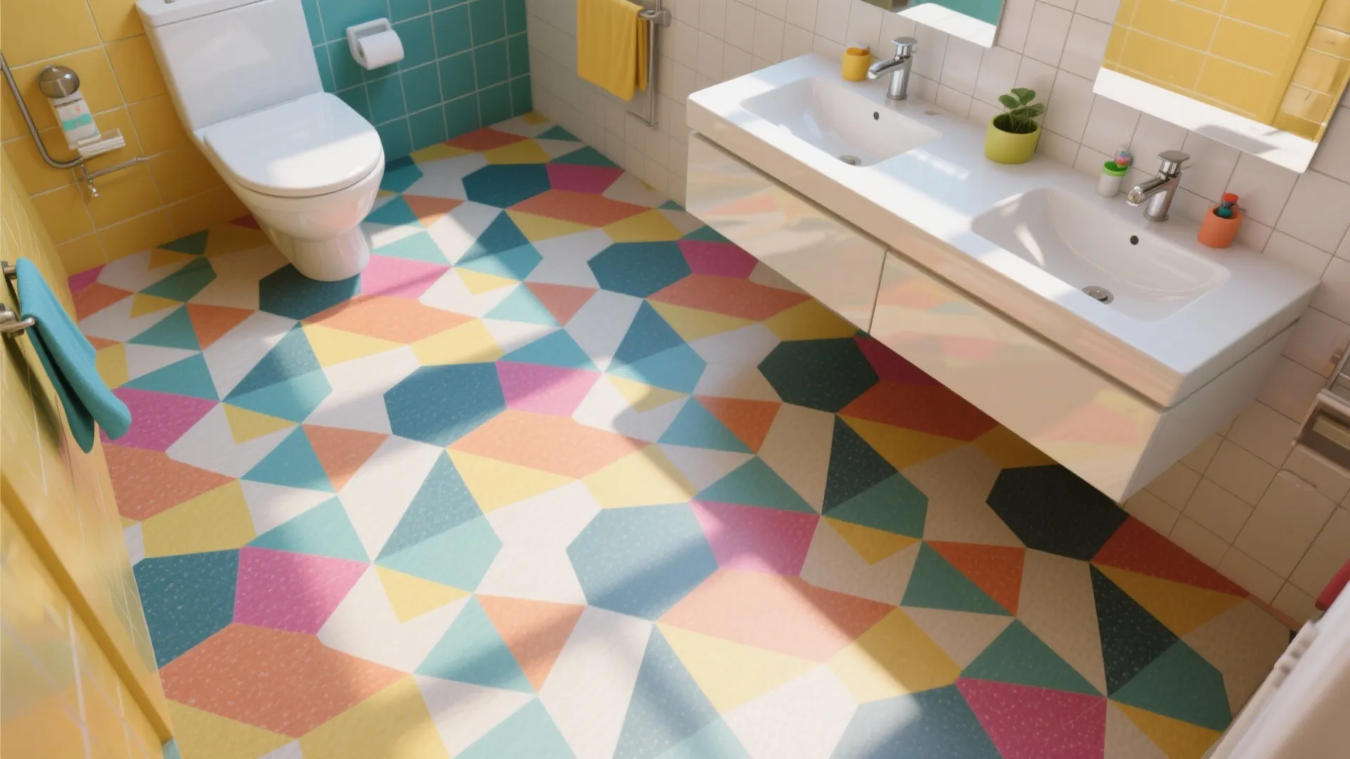 3. Bold Geometric Shapes