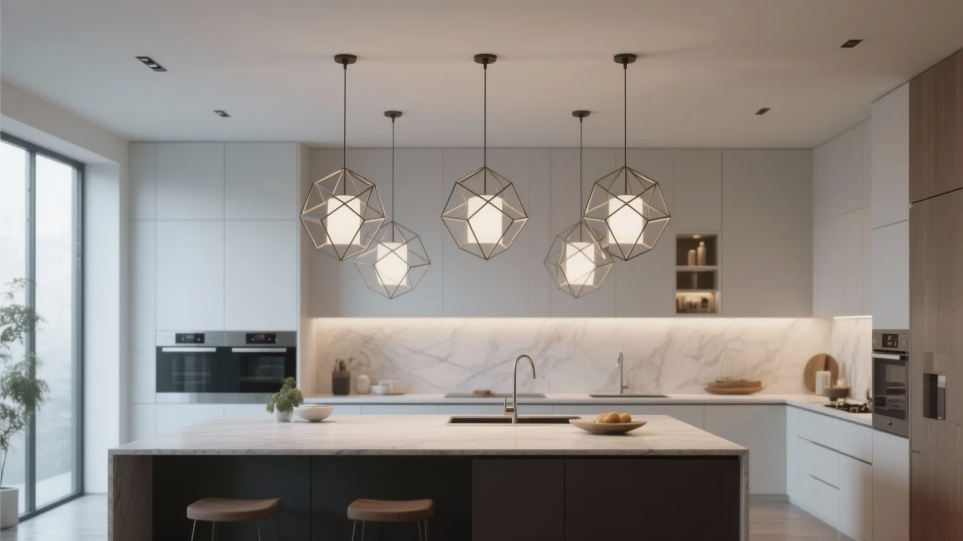 6. Geometric Metal Frames