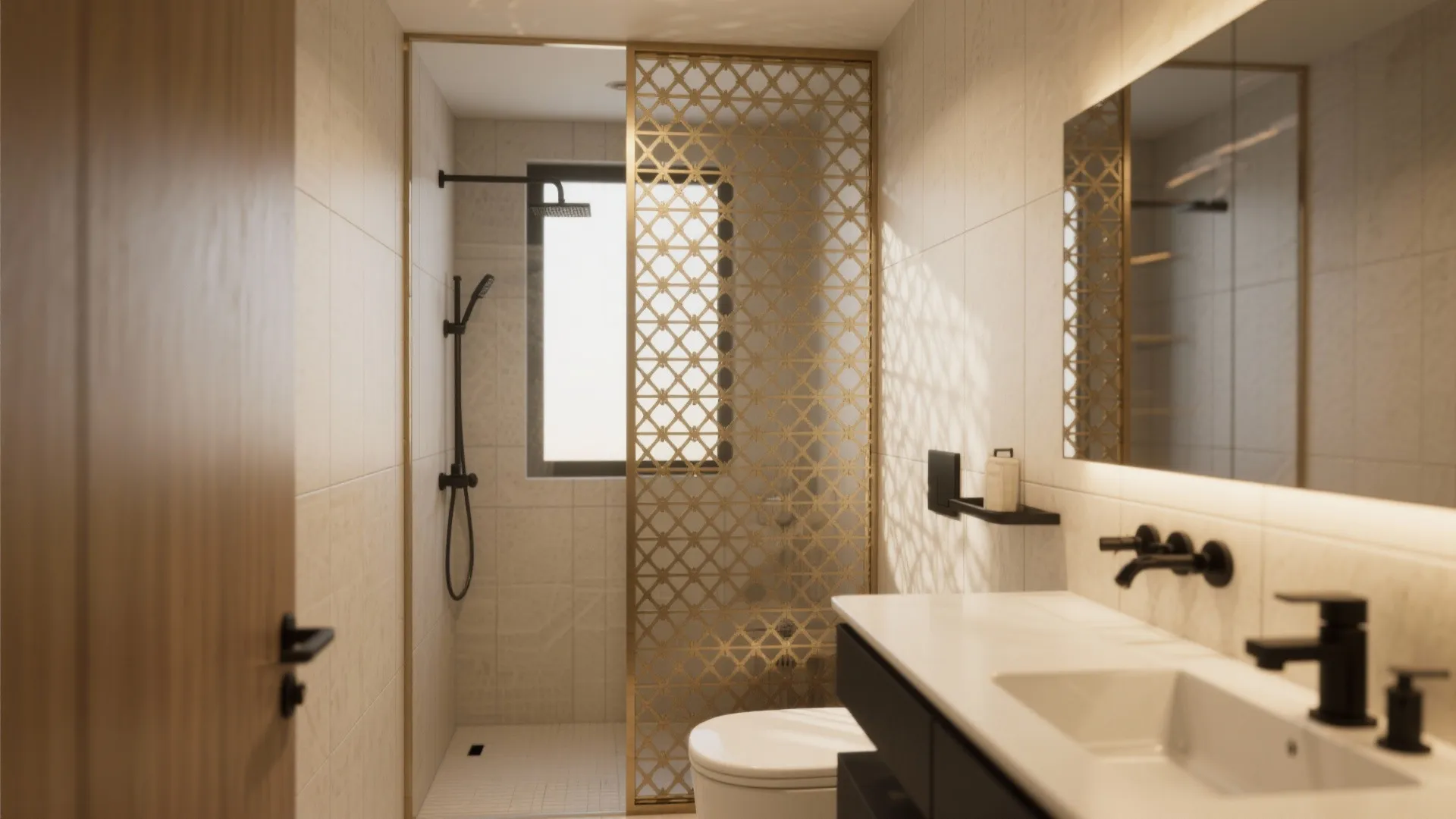 Geometric Metal Jali for a Modern Vibe