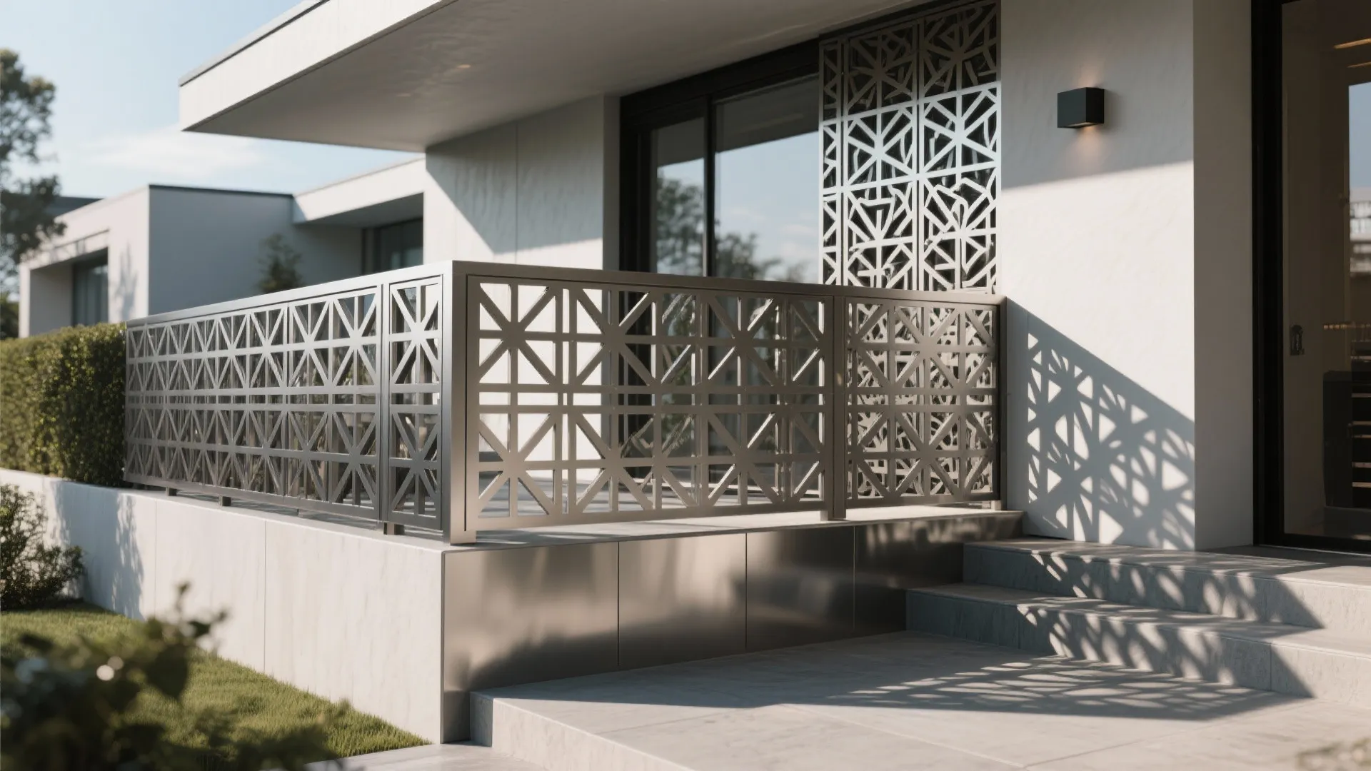 Geometric Metal Screens
