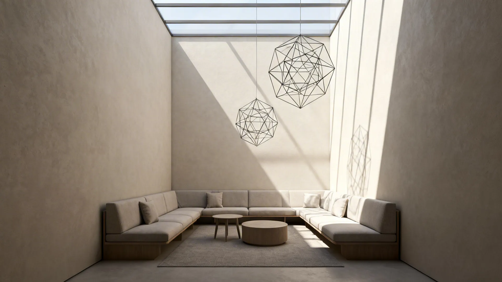 2. Minimal Geometric Sculptures to Define Zones