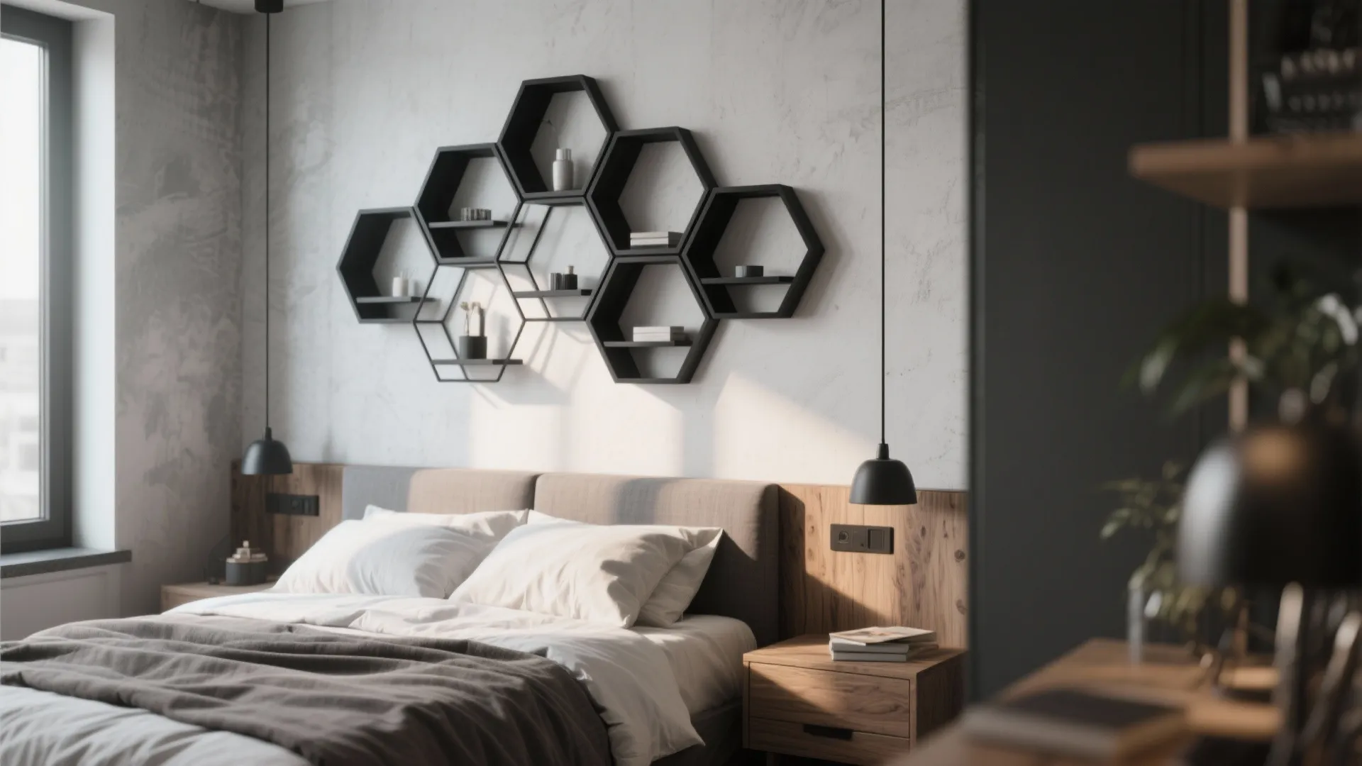 Geometric Wall Shelf Designs