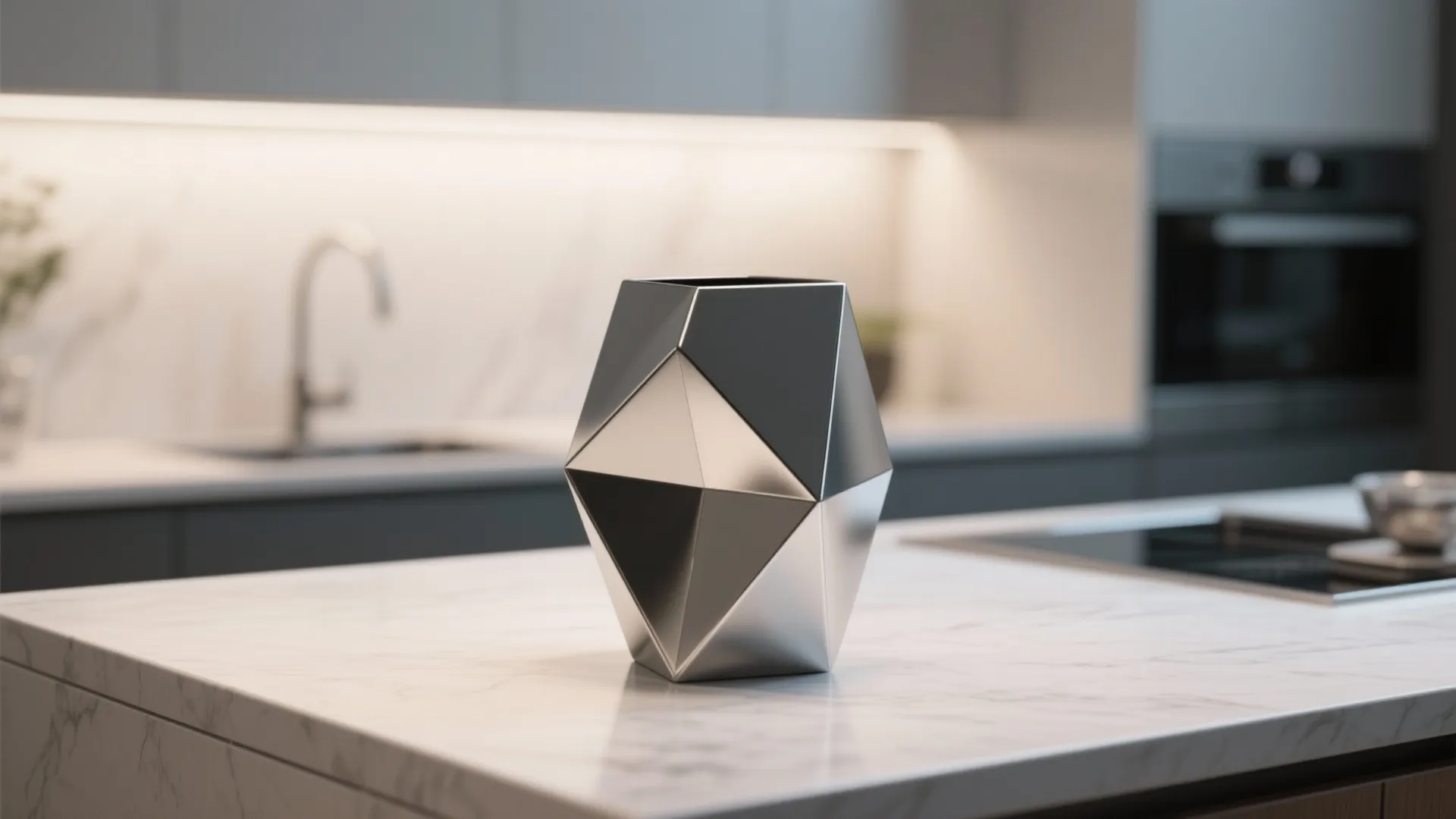 6. Contemporary Geometric Vase