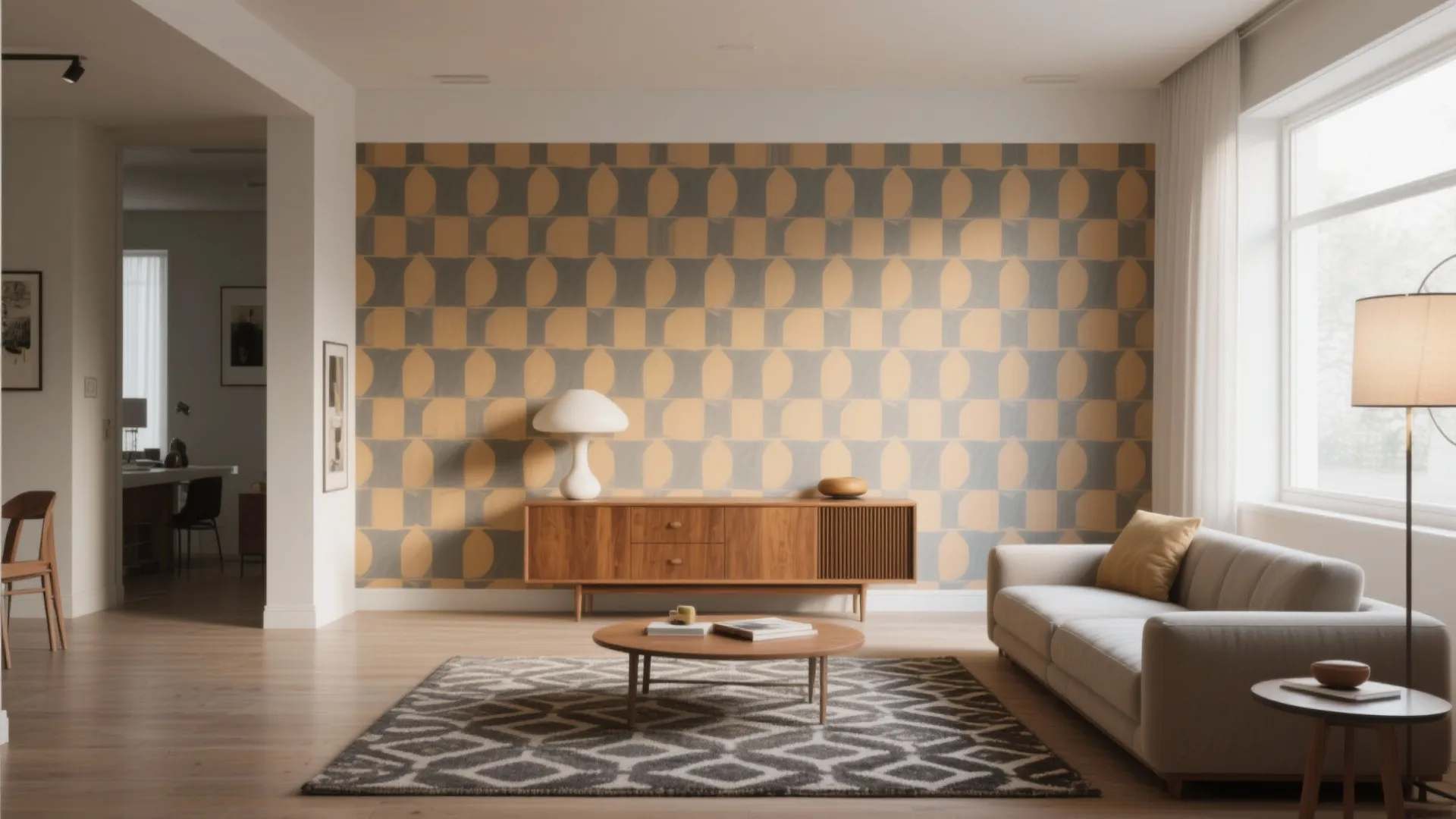 3. Geometric Patterns for Mid-Century Vibes
