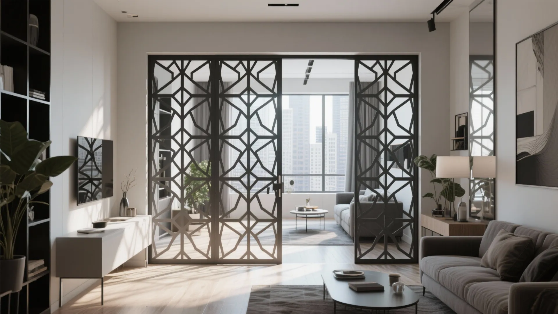 3. Geometric Modern Panels