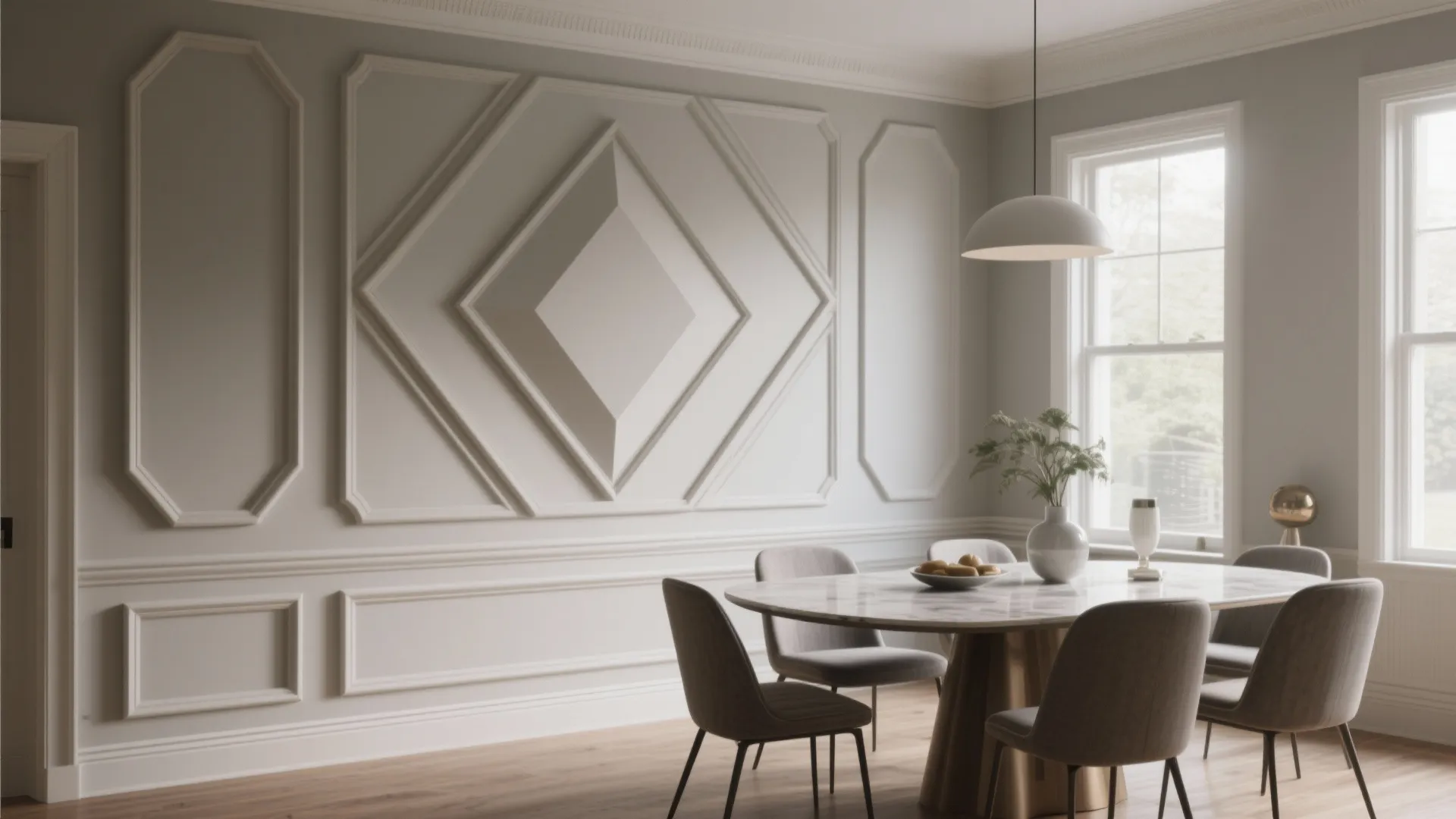 5. Bold Geometric Molding