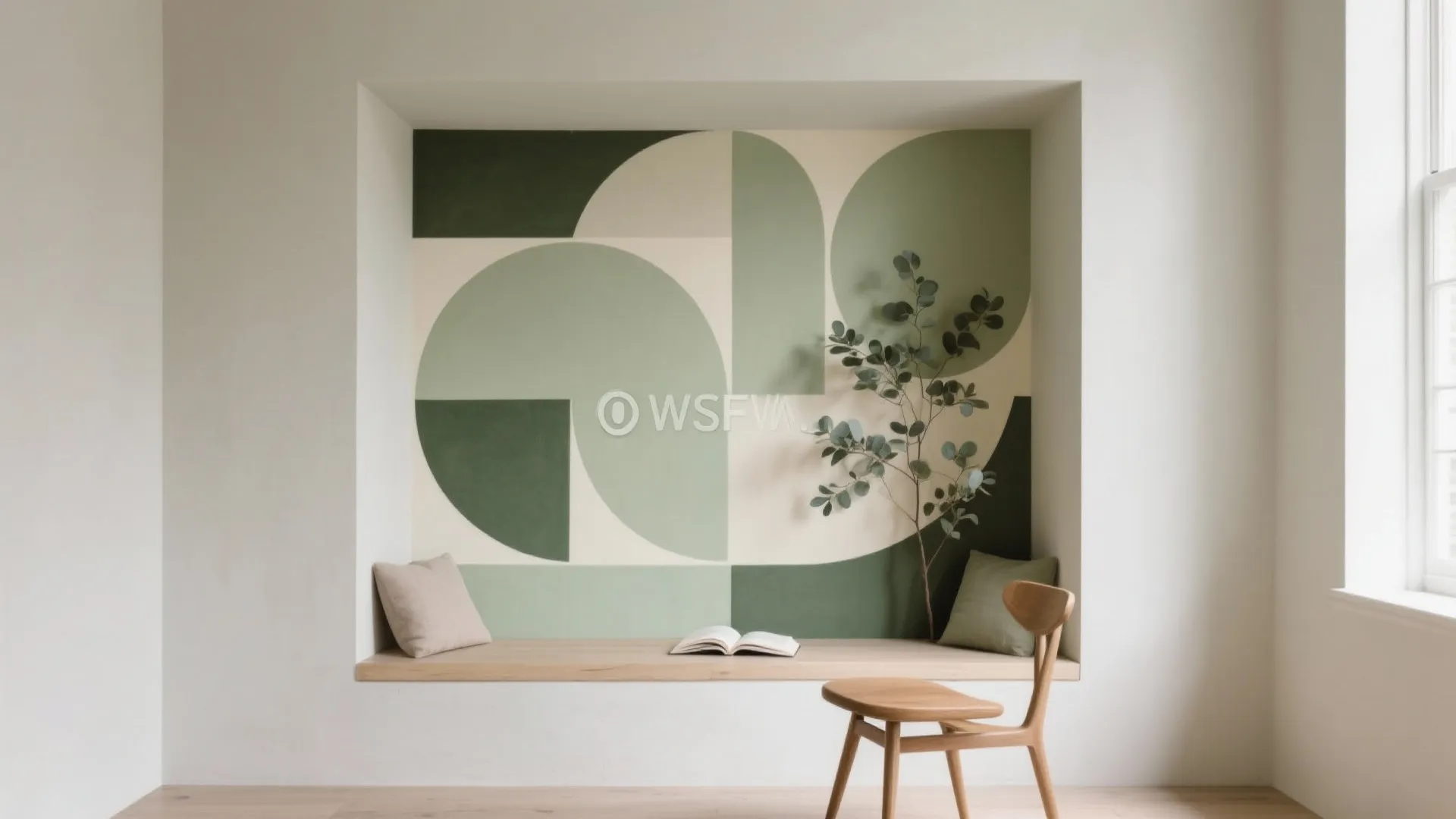 Geometric Murals as a Focal Niche