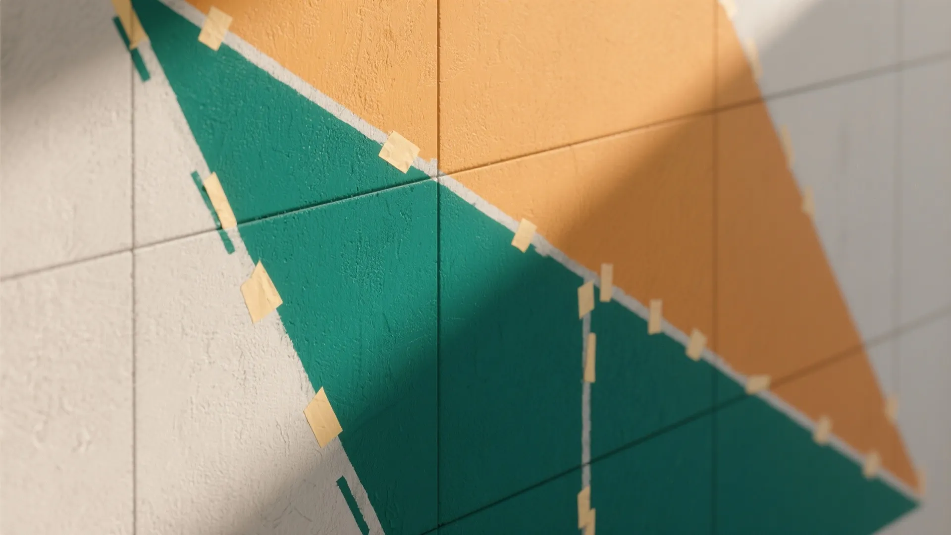 3. Accent Paint or Geometric Mural