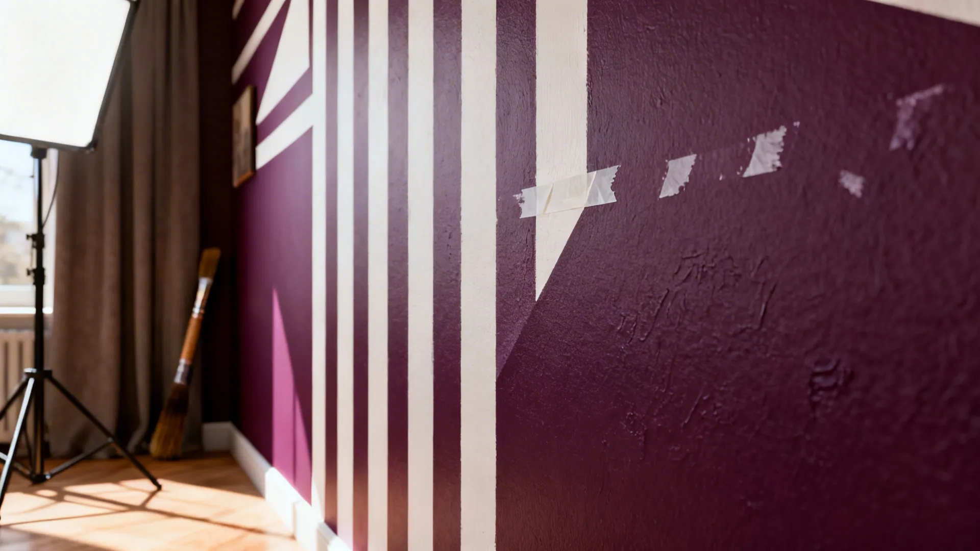 1. Bold Paint with a Geometric Pattern