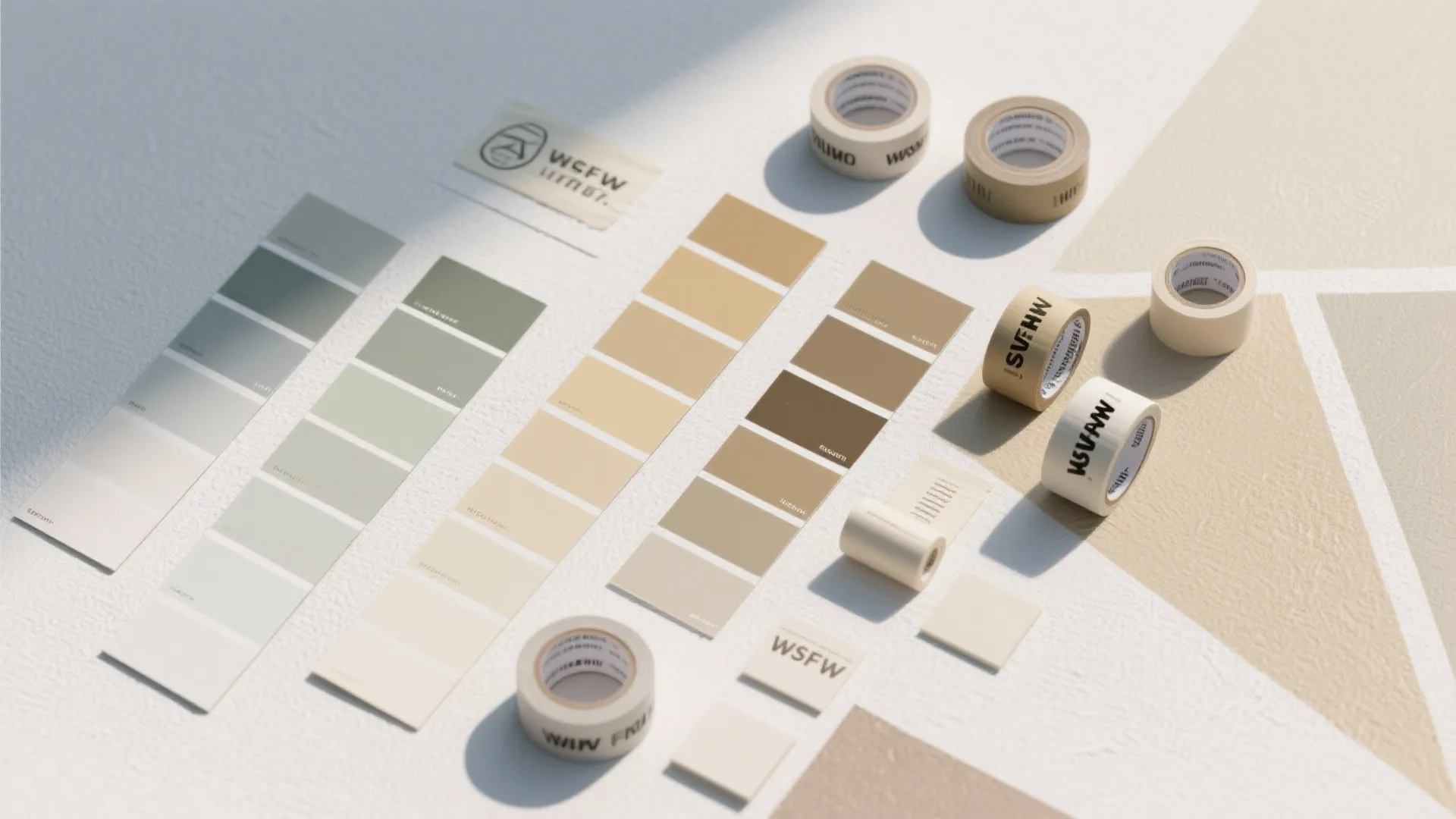 Painted Geometric Shapes