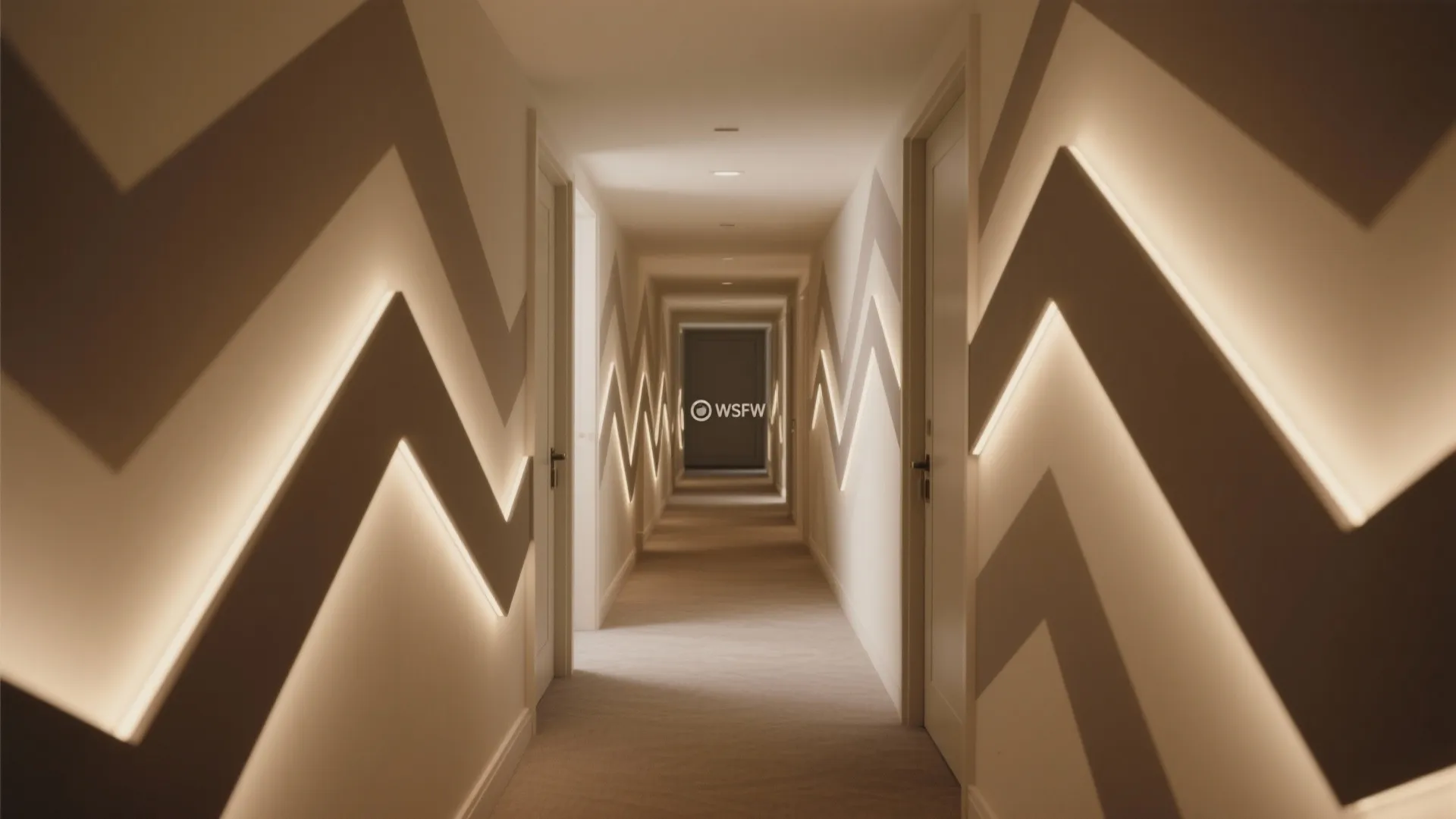 Subtle Geometric Texture with Paint and Light