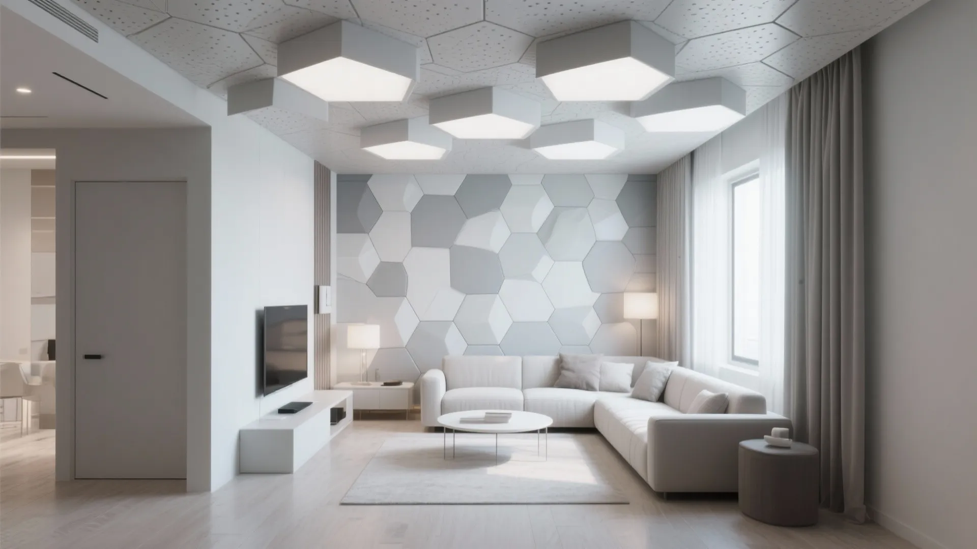 Geometric Panel False Ceiling