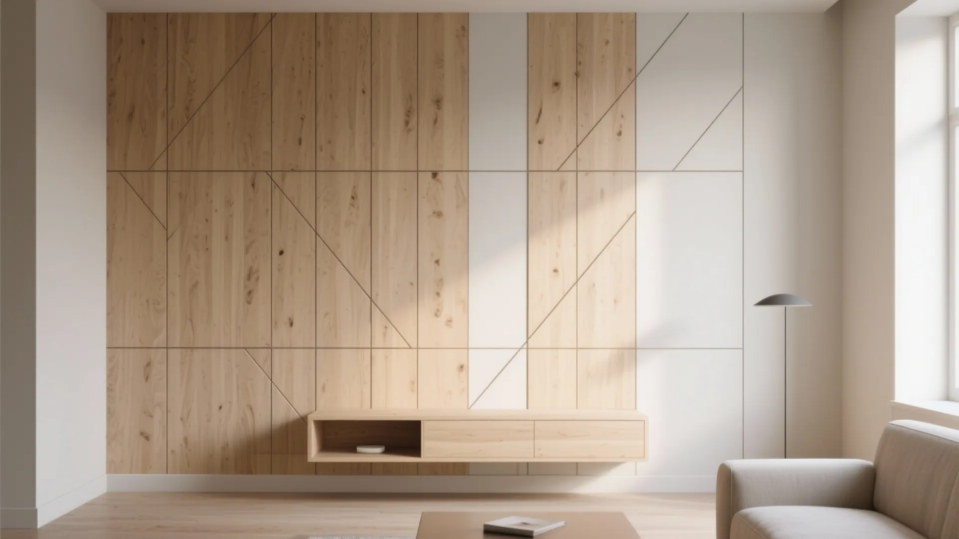 1. Minimalist Geometric Paneling