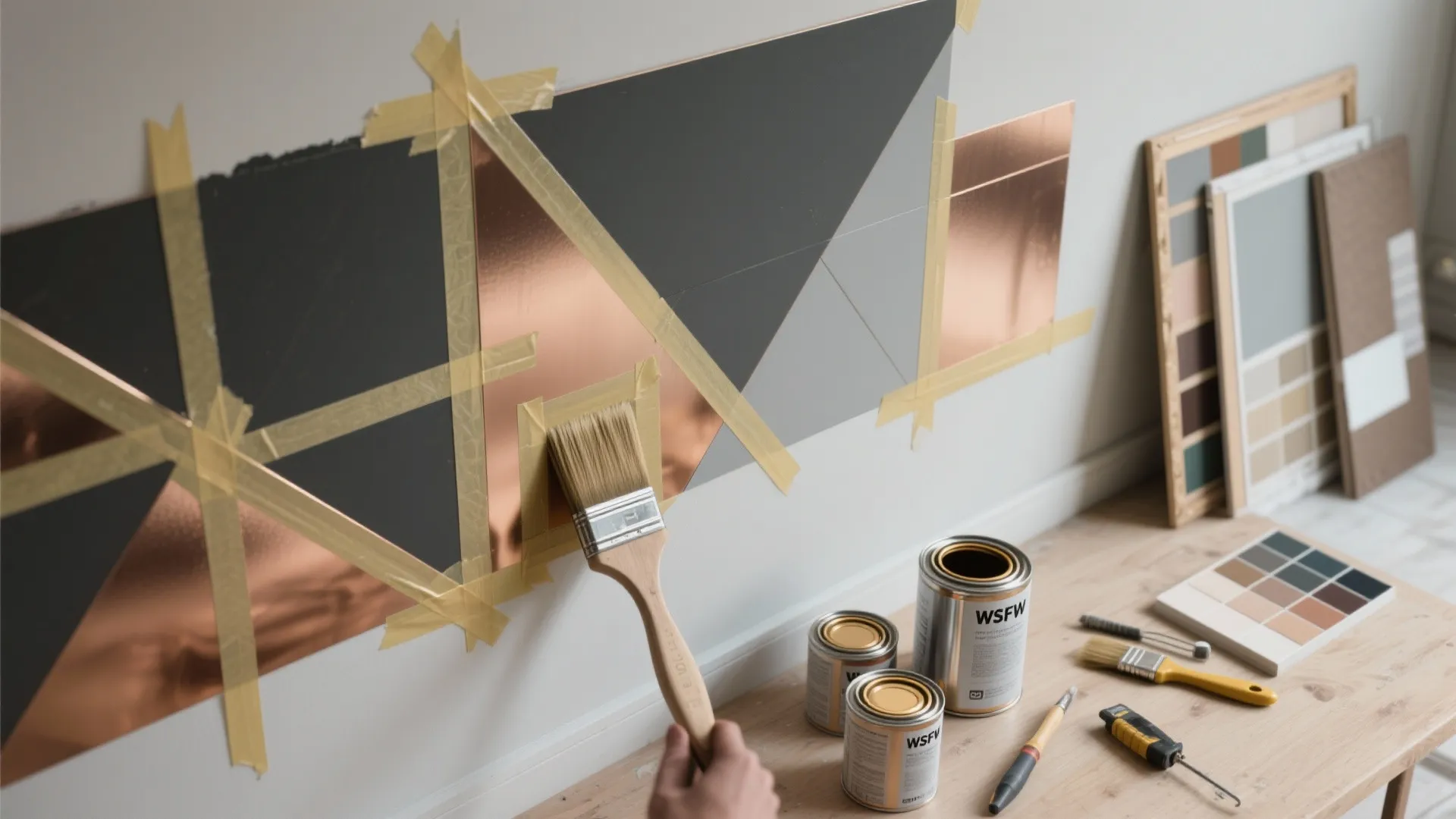 3. Geometric Metallic Panels