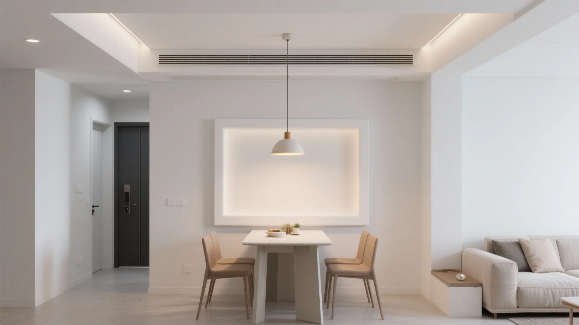 Geometric POP Panels to Zone the Hall