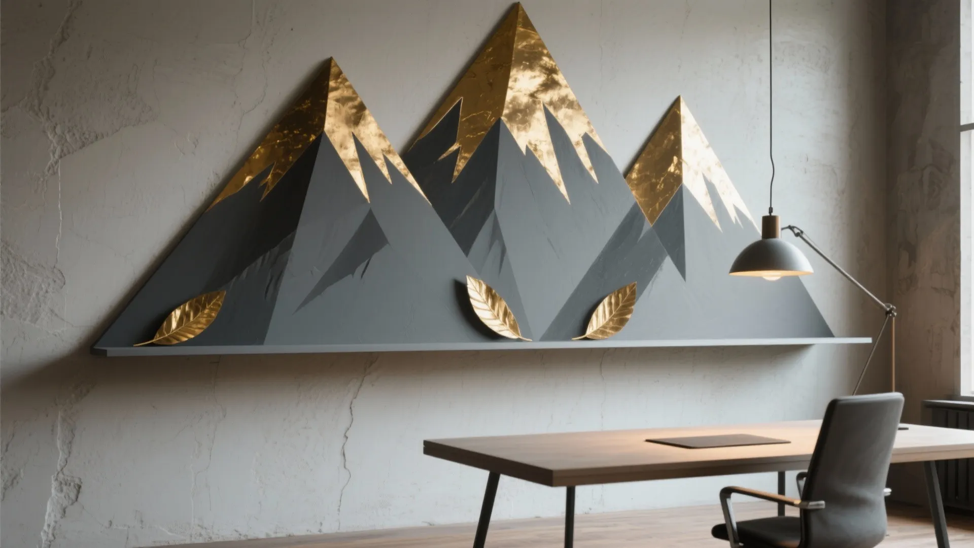 3. Geometric Peaks as a Bold Accent