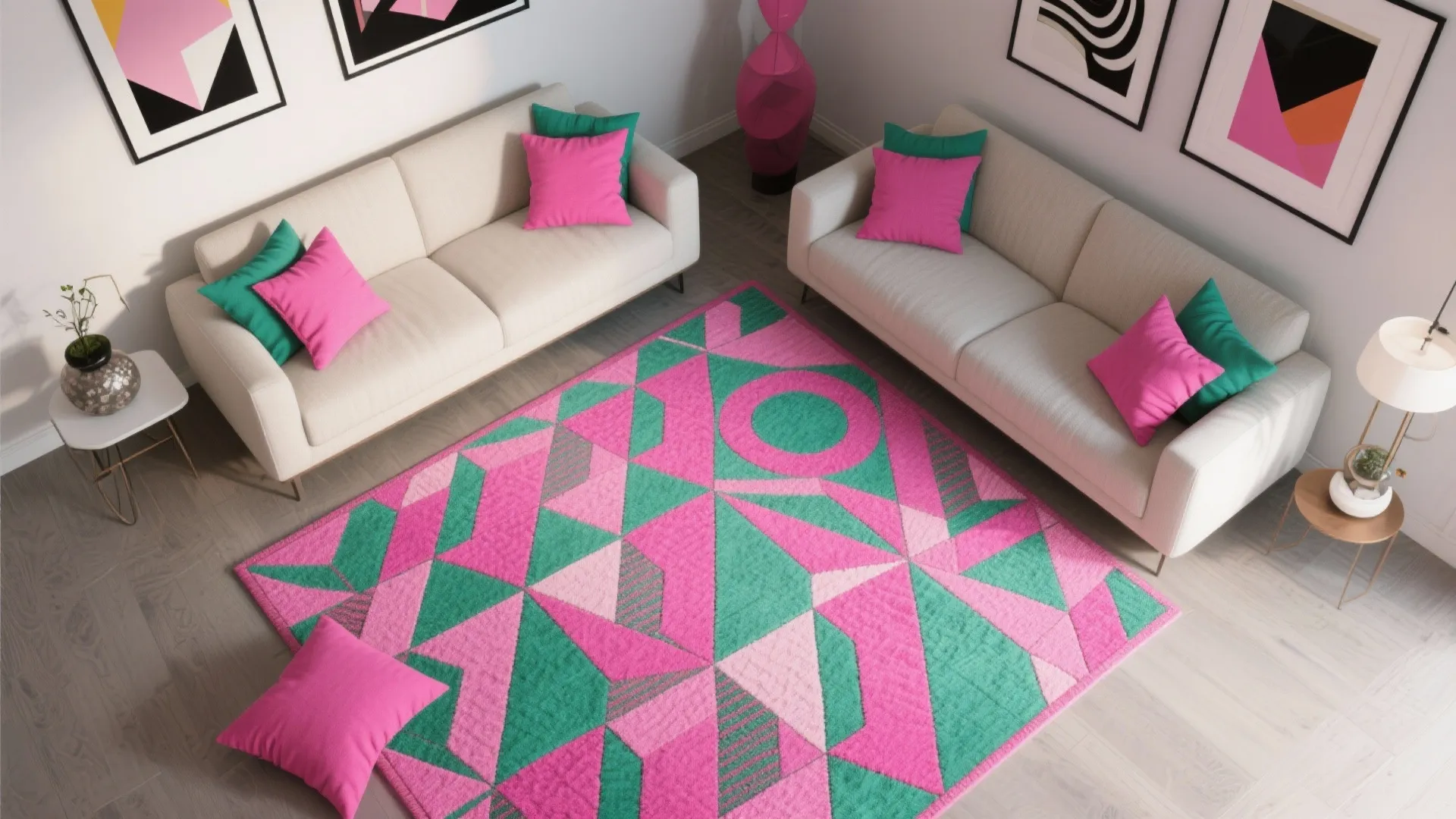 Contemporary Geometric Accents