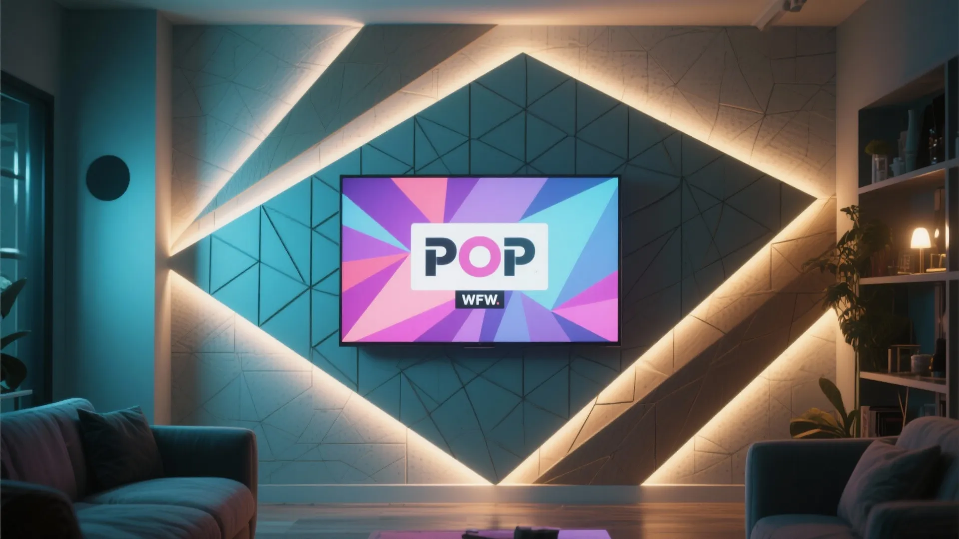 Geometric Patterns with Backlighting