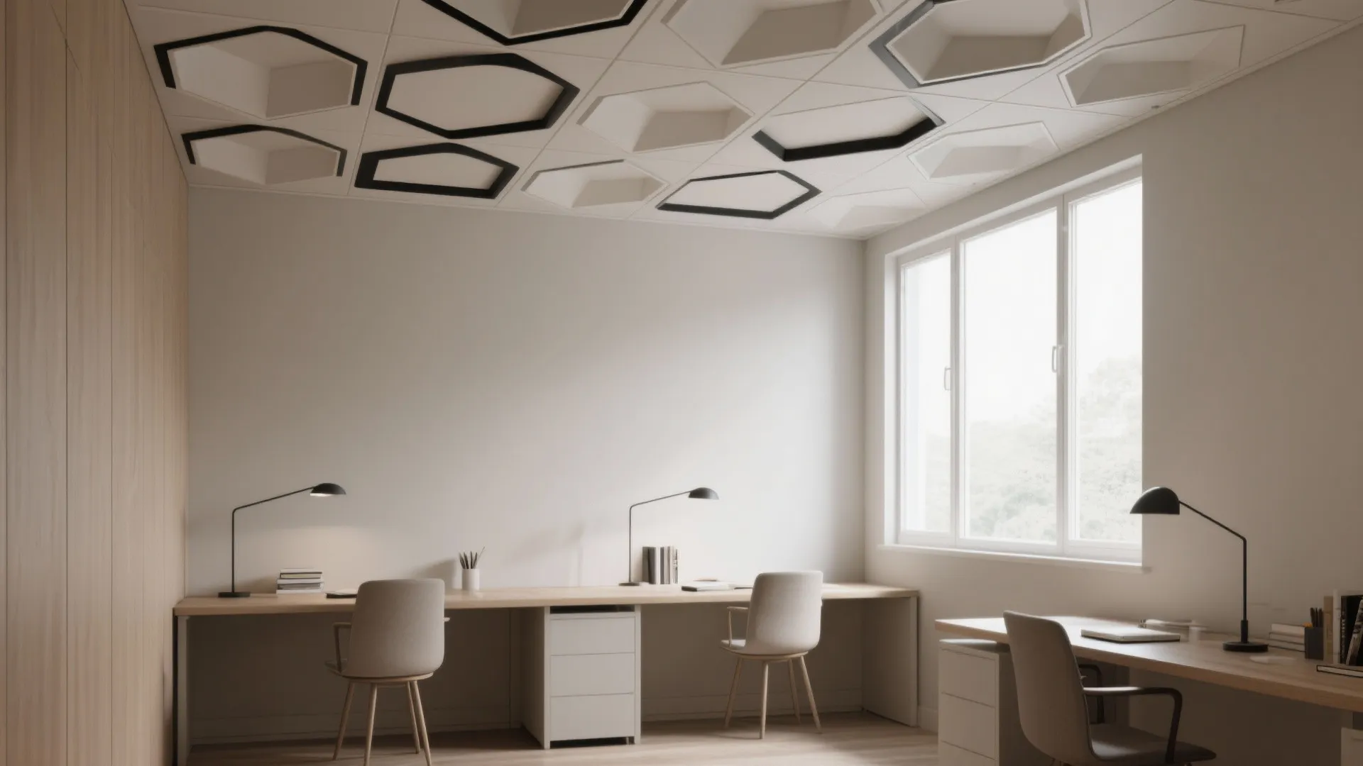 Geometric POP Ceiling Patterns