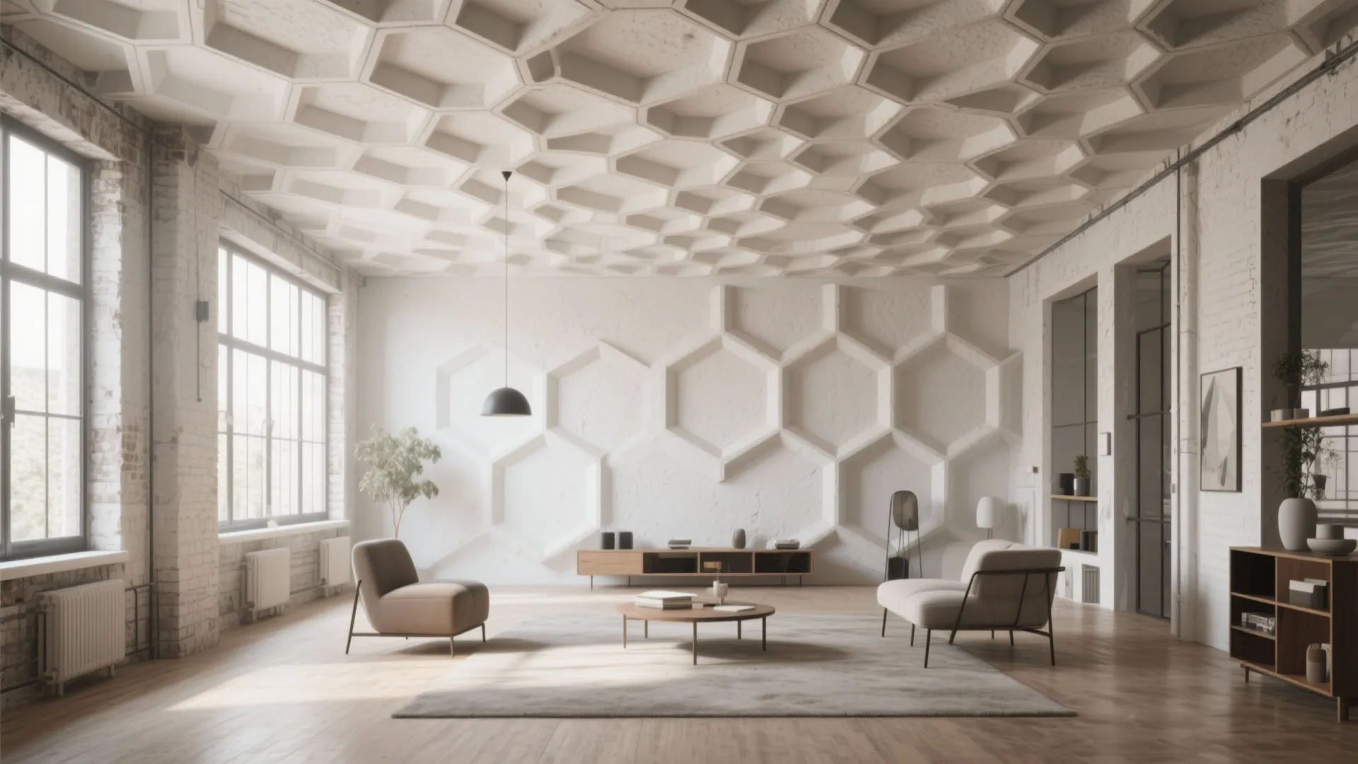 Geometric POP Ceiling Patterns