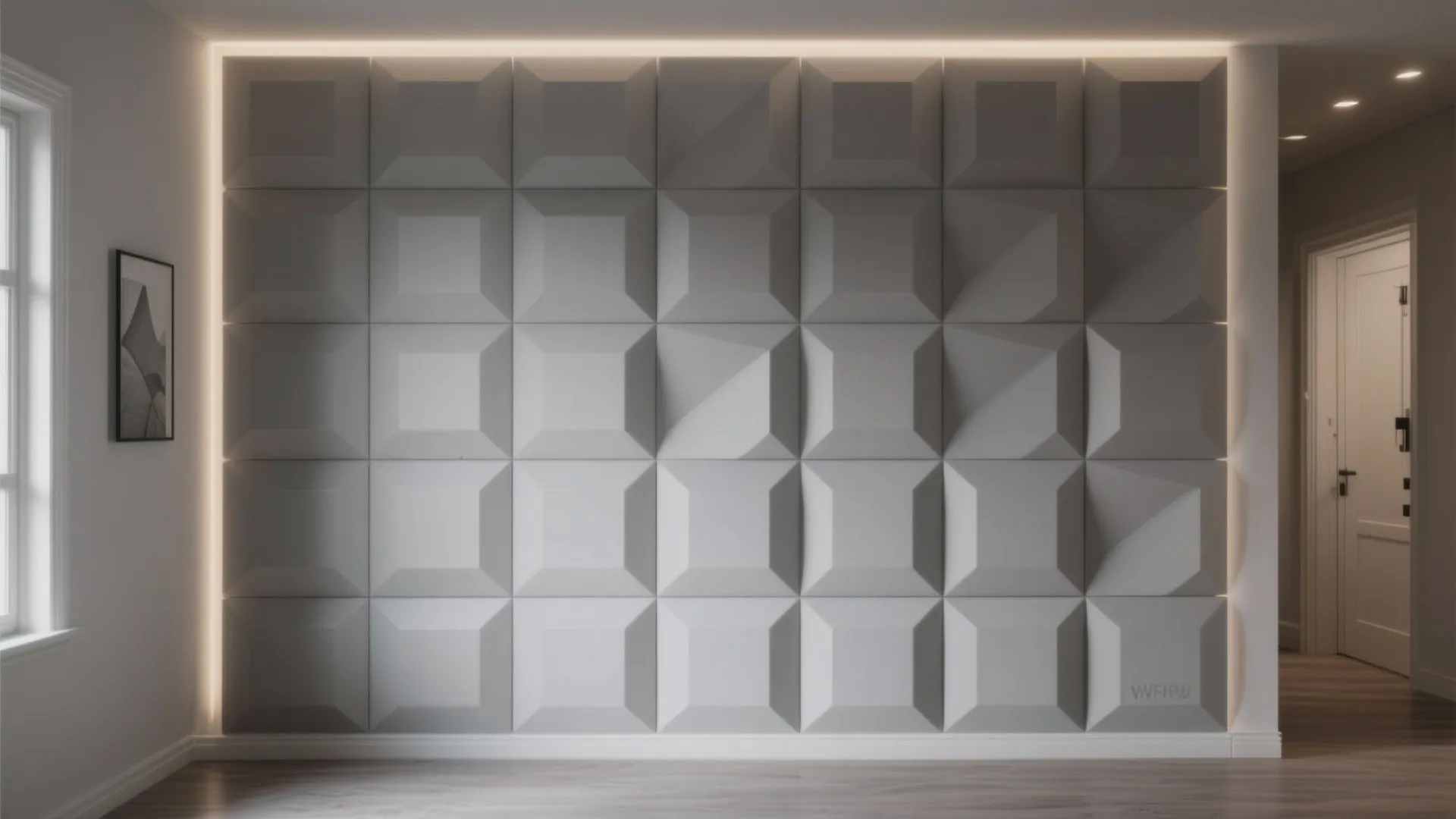 Geometric POP Panels for Subtle Texture