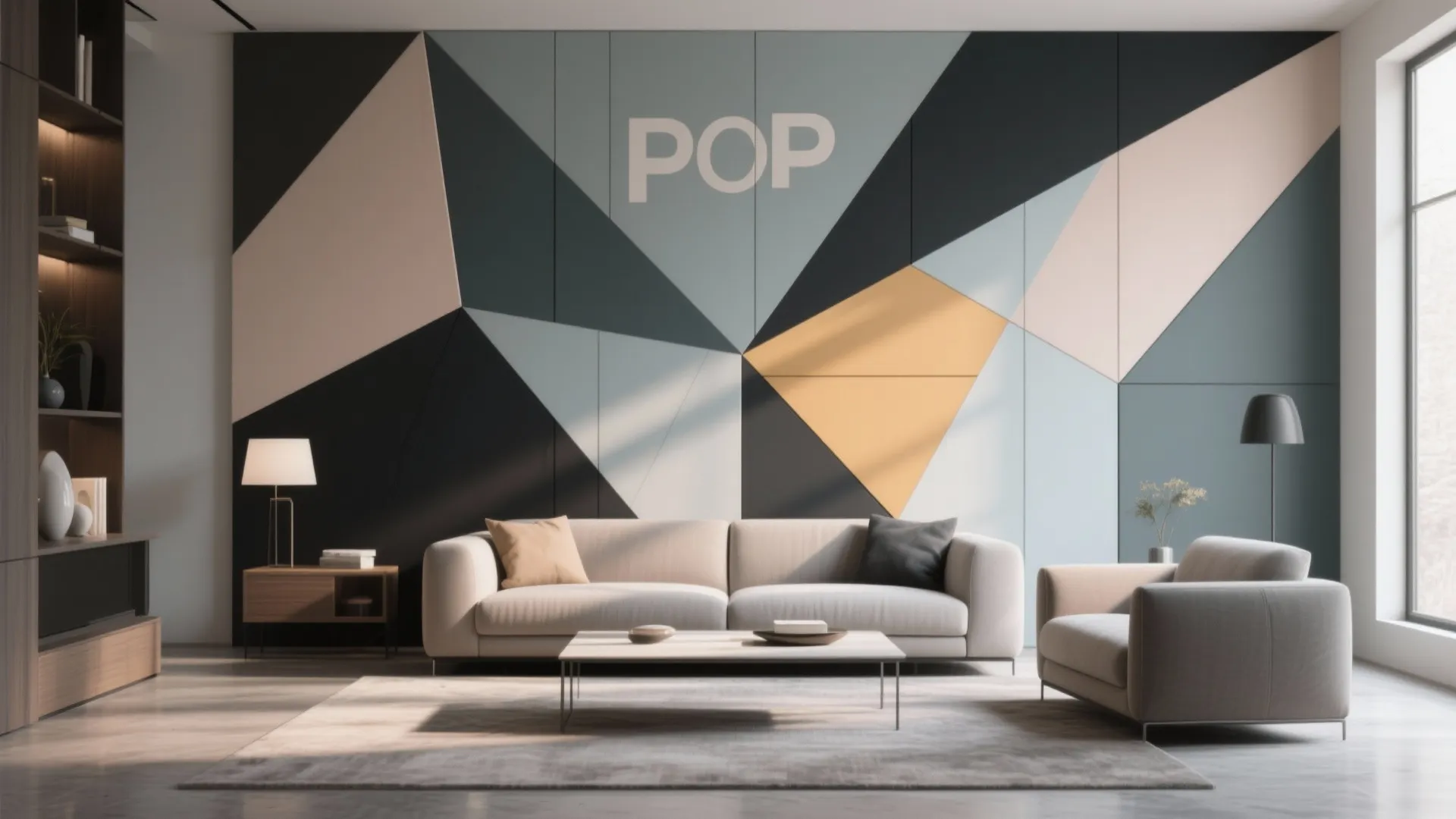 Geometric POP Wall Panels