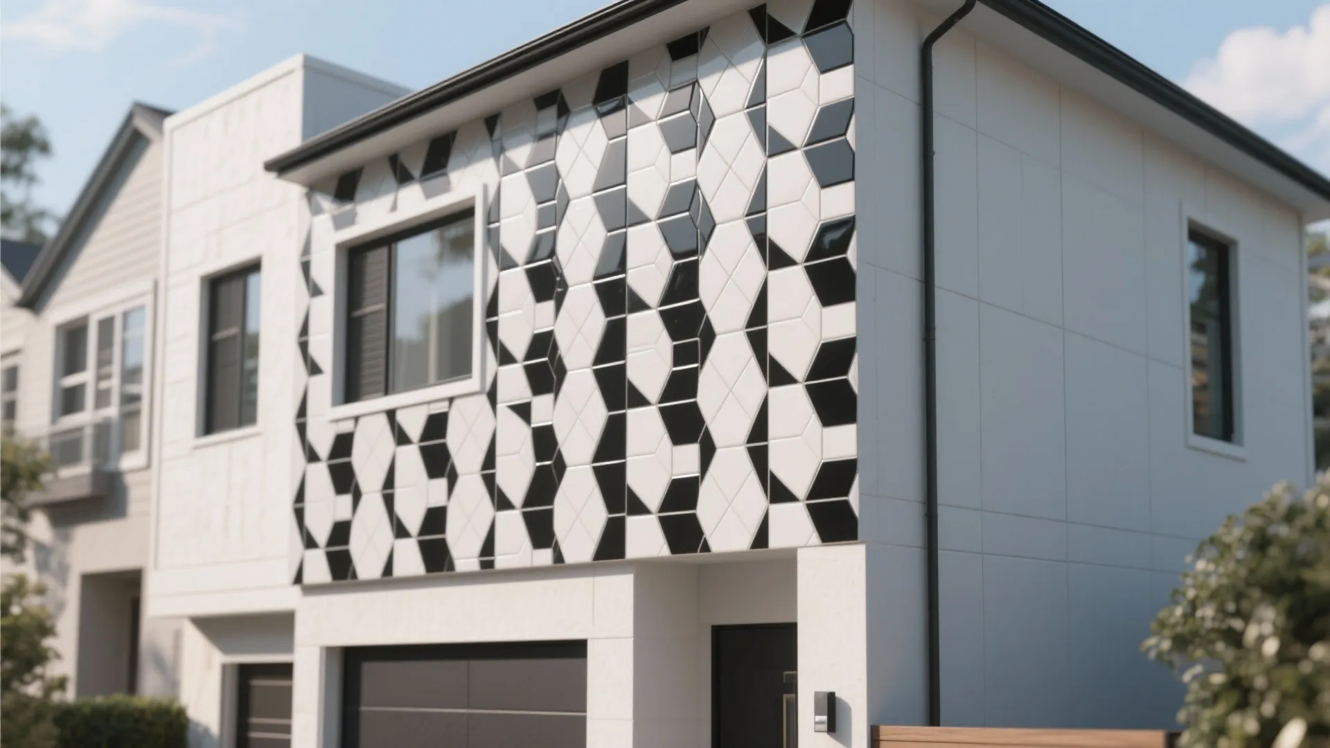 Geometric Patterned Porcelain Tiles