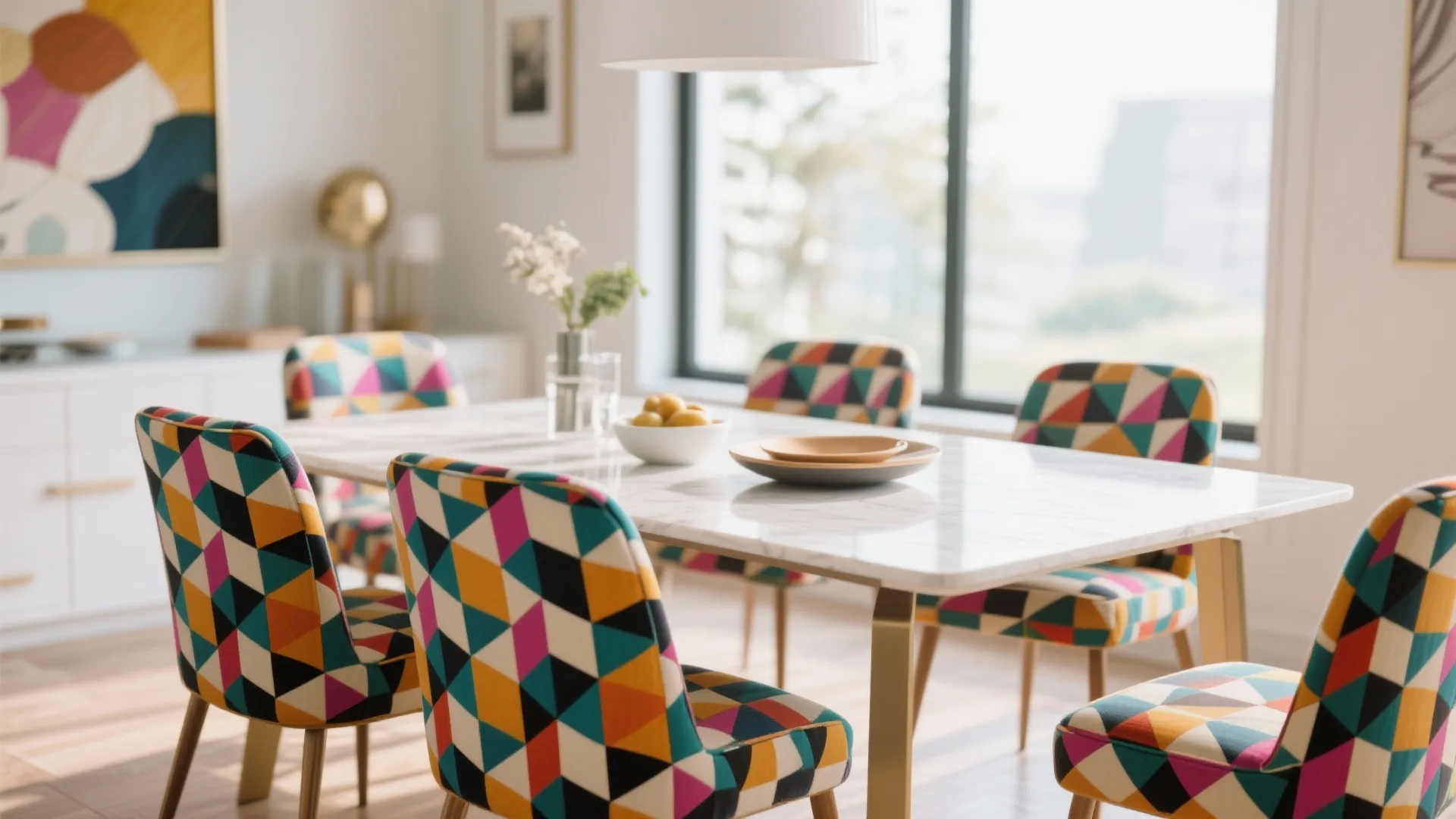 4. Bold Geometric Prints