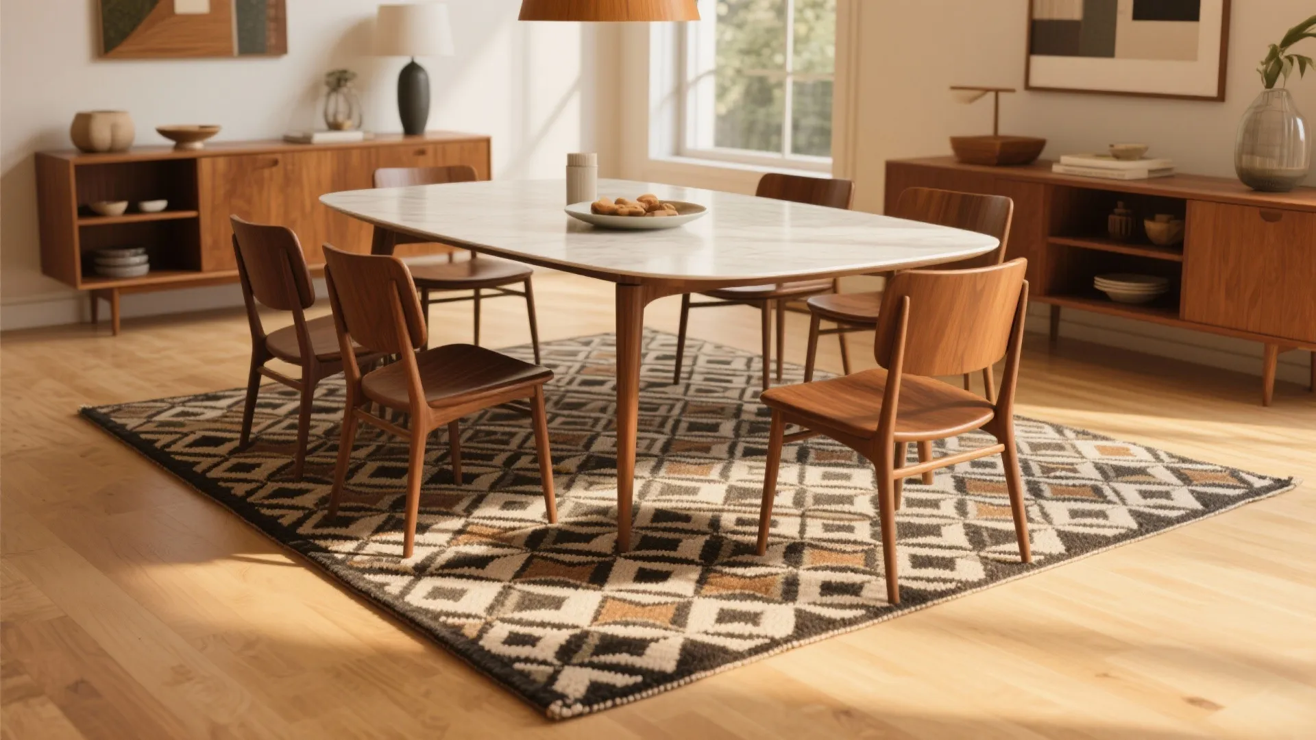 7. Patterned Rugs