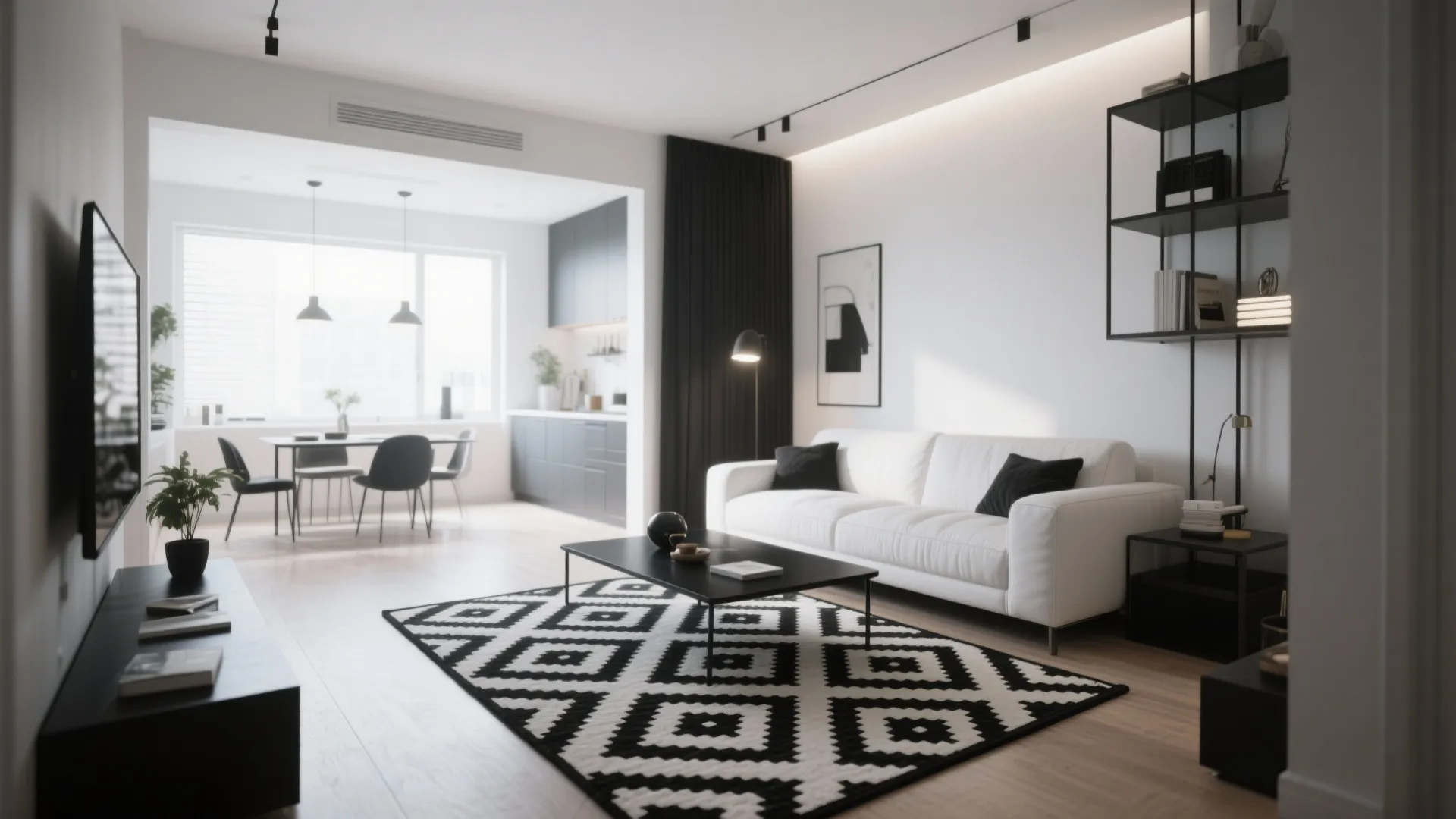 2. Geometric Pattern Rugs