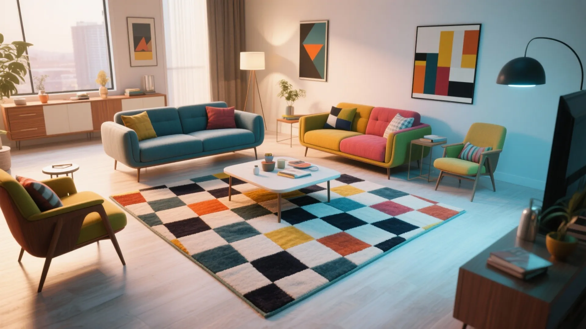 4. Bold Geometric Patterns