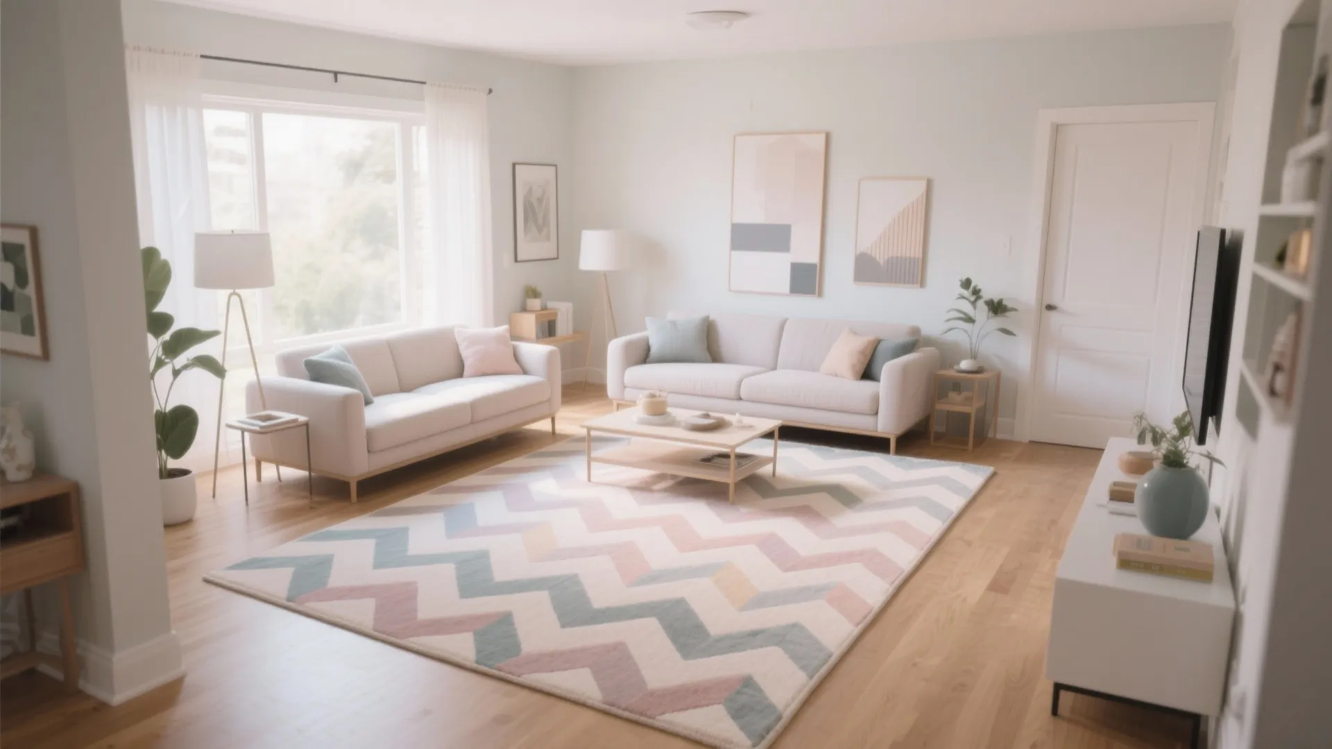 3. Try a Bold Geometric Pattern