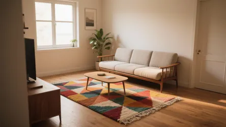 5 Colorful Living Room Rug Ideas