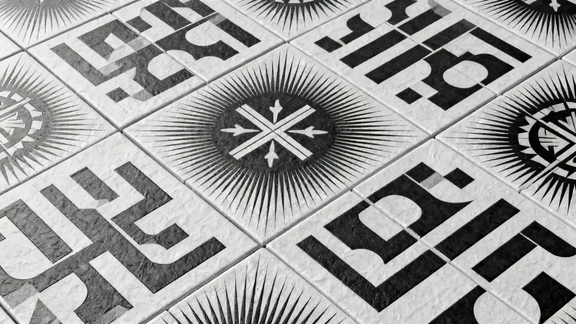 2. Geometric Rug Patterns