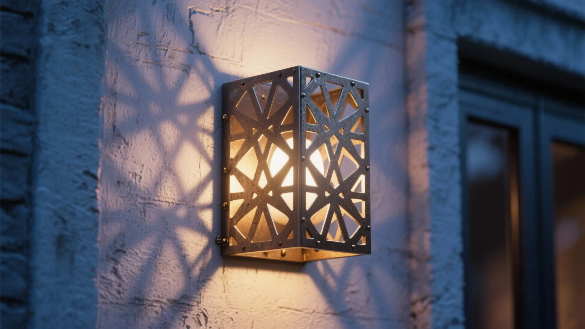 5. Decorative Geometric Sconces