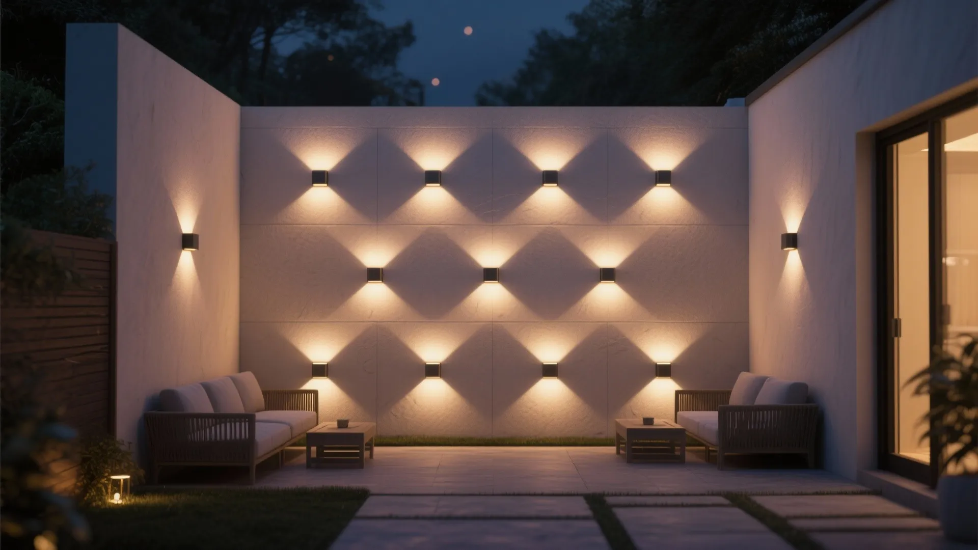 5. Decorative Patterns with Multiple Fixtures