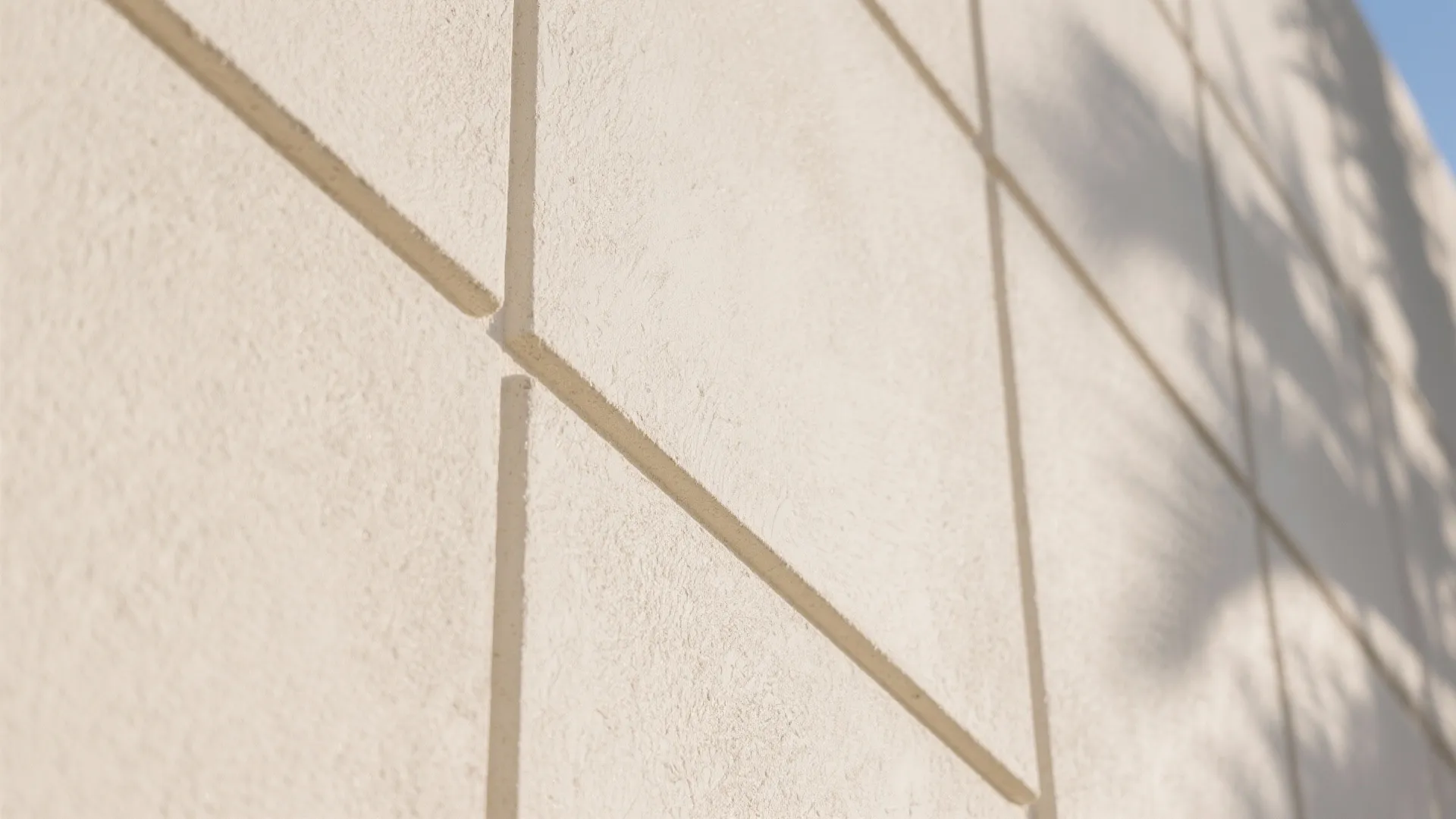 Stucco with Geometric Patterns