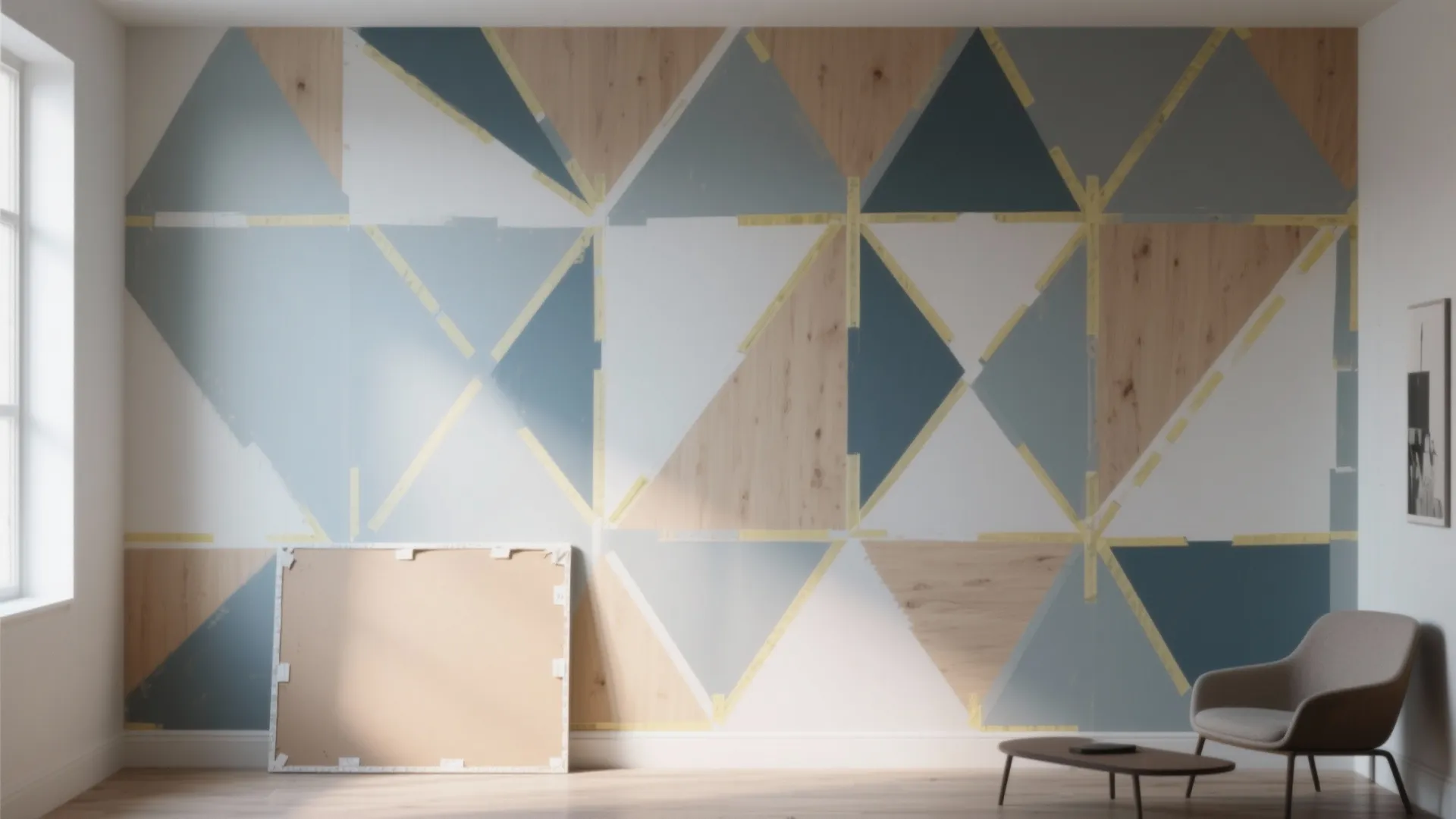 2. Geometric Tape Patterns