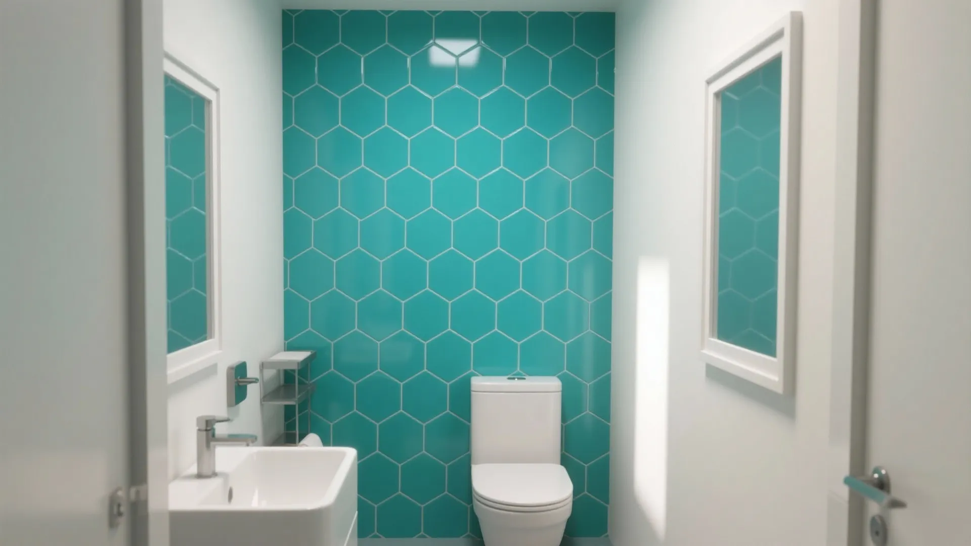 4. Geometric Patterned Tiles