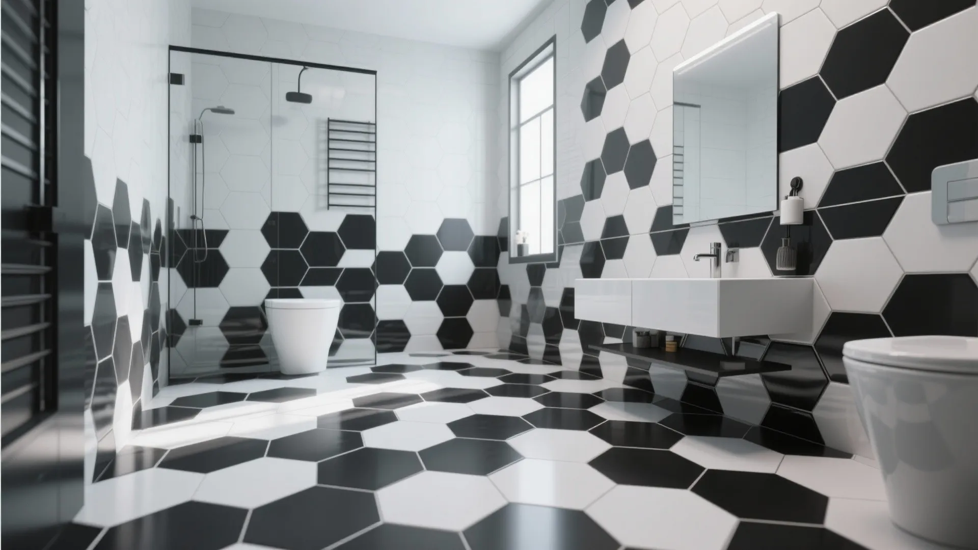 1. Go Graphic with Geometric Tiles
