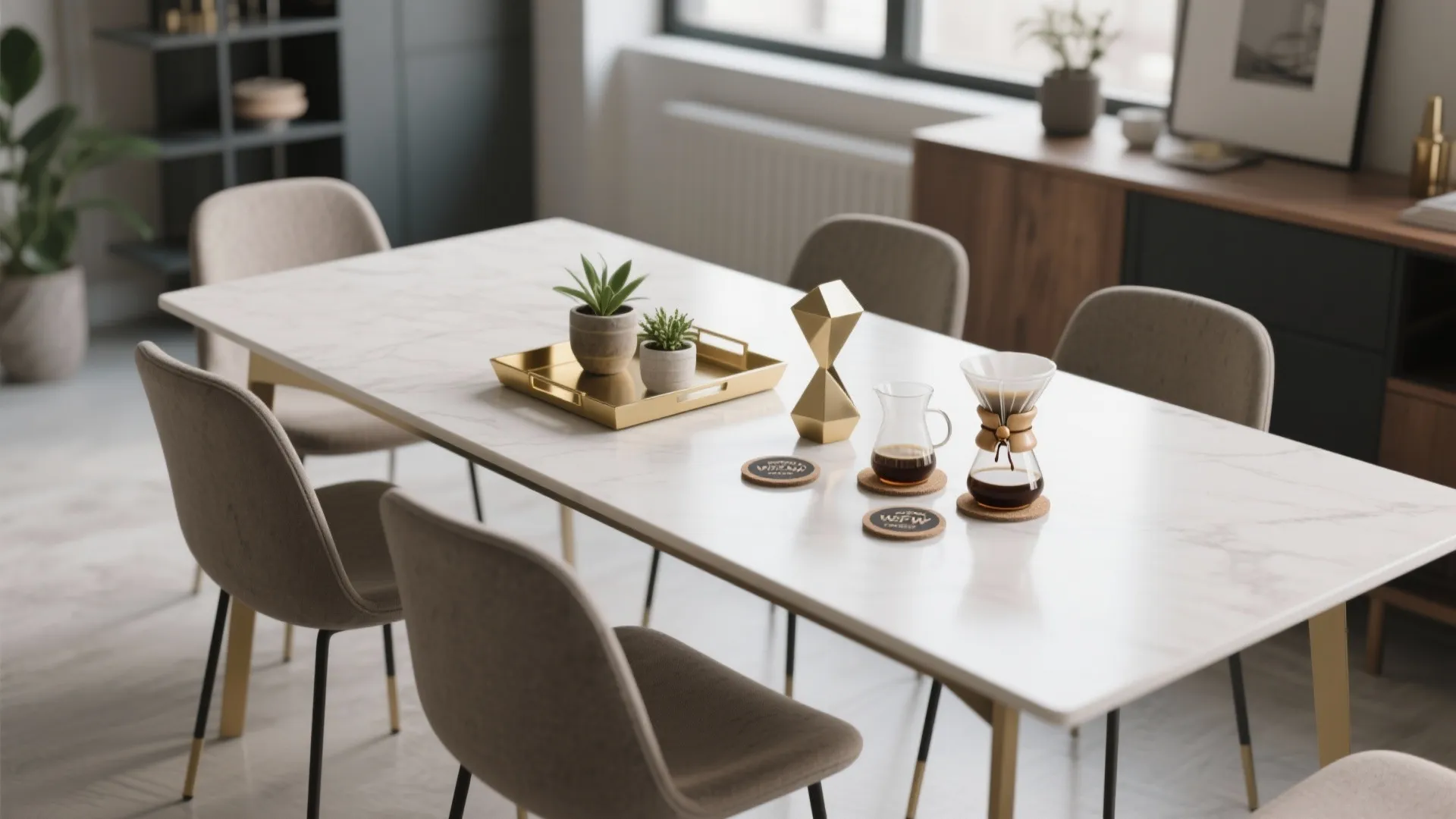 Tip 3: Geometric Tray Arrangements