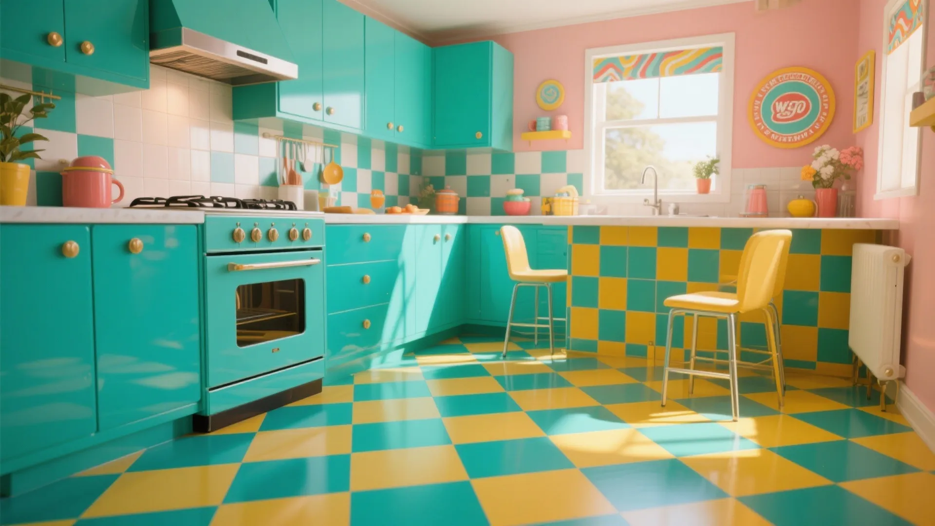 Tip 4: Bold Geometric Vinyl