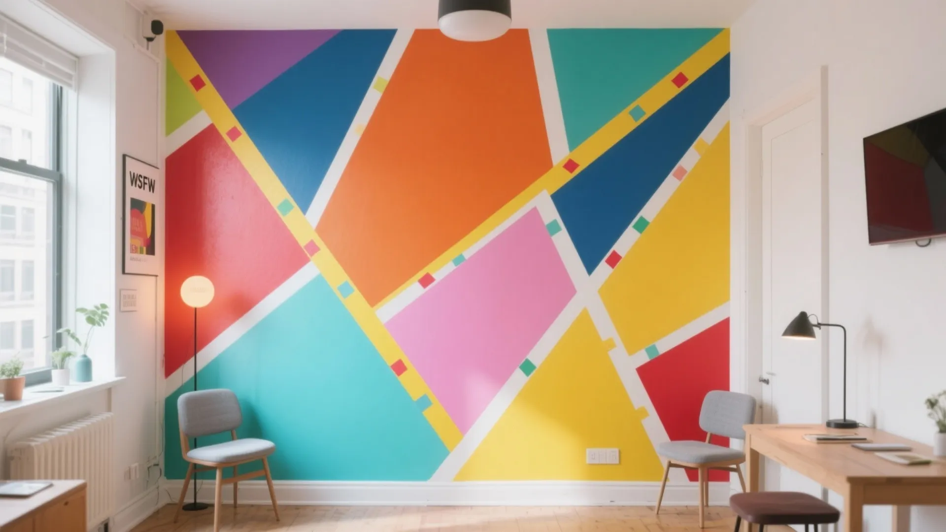 Hand-painted Geometric Patterns