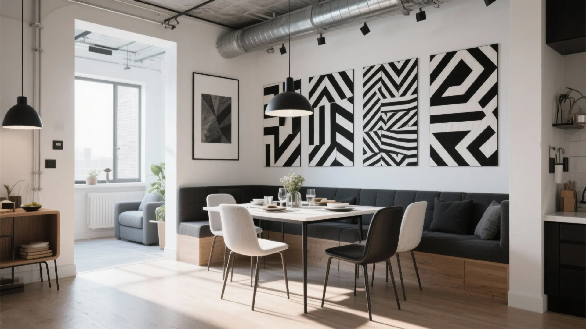 Geometric pattern mats