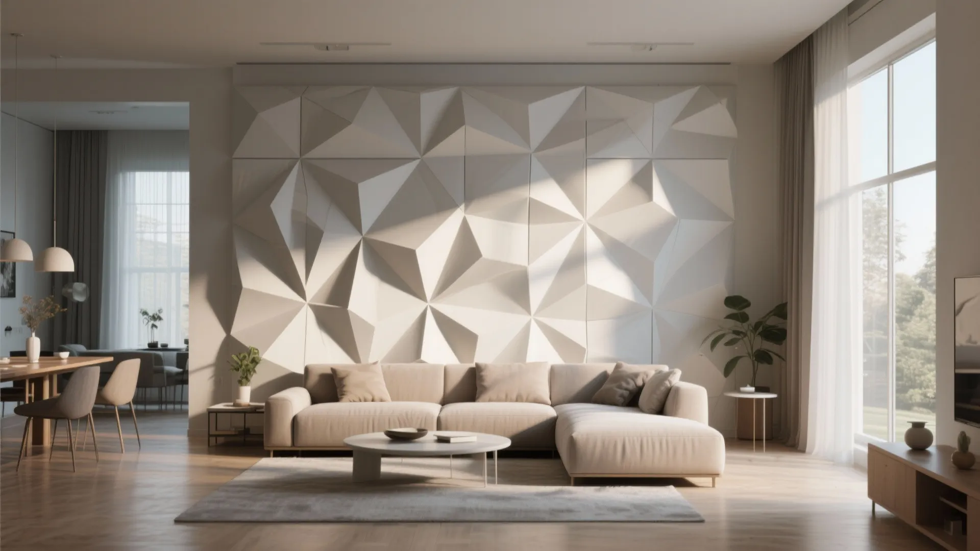 3D Geometric Wall Panels