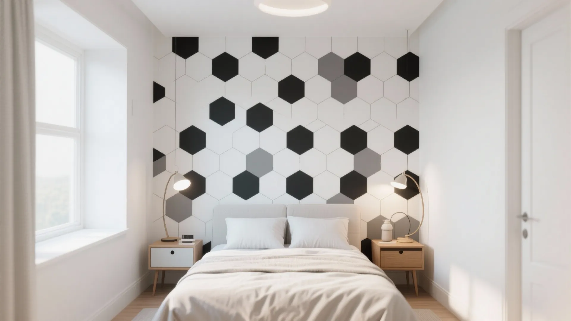 2. Bold Geometric Wallpapers